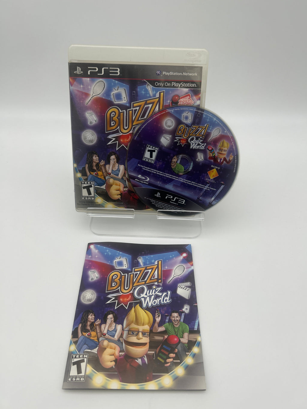 Buzz Quick World Playstation 3 PS3 with manual and box - Used