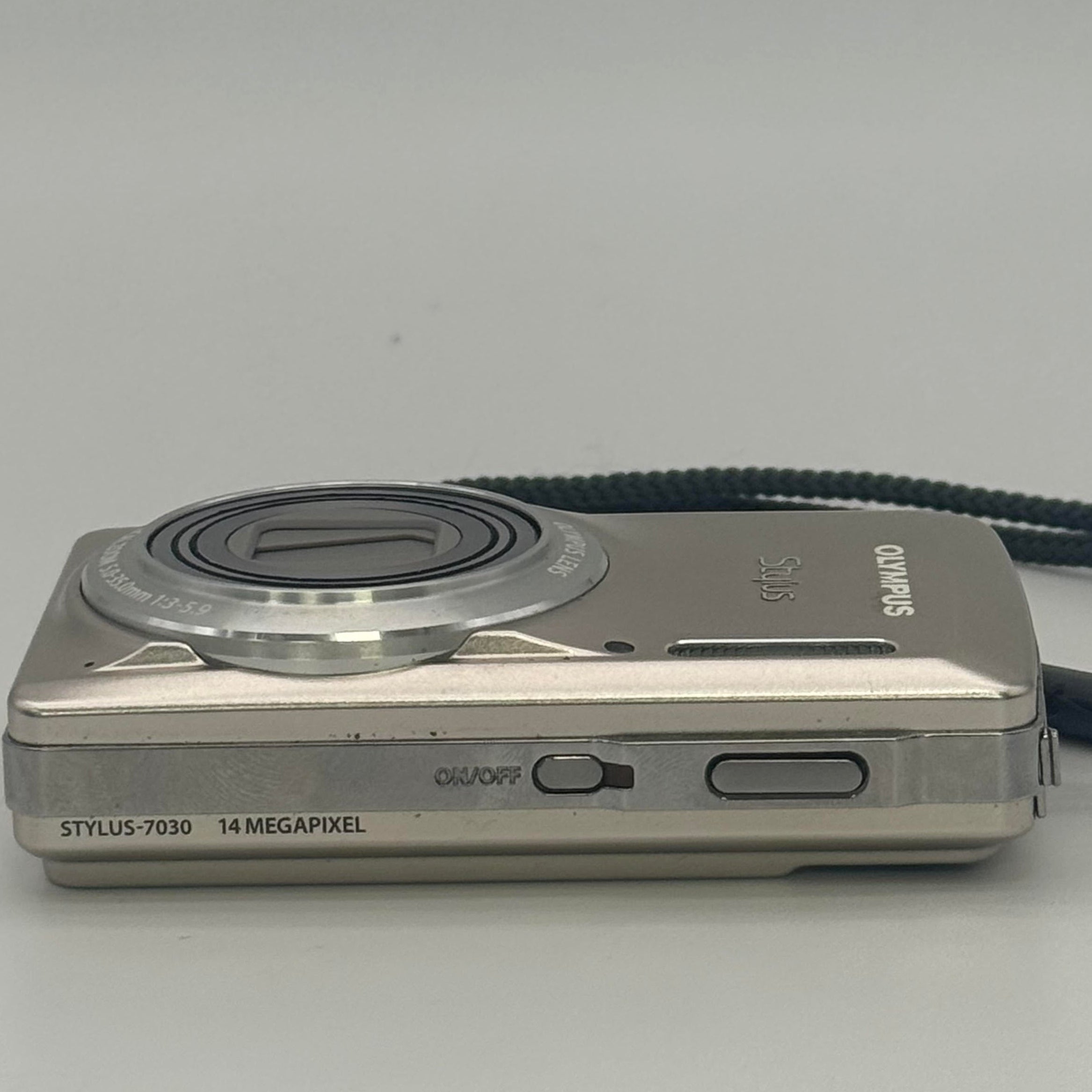 Olympus Stylus-7030 Digital Camera - Silver - Broken - For Parts/Repair Only