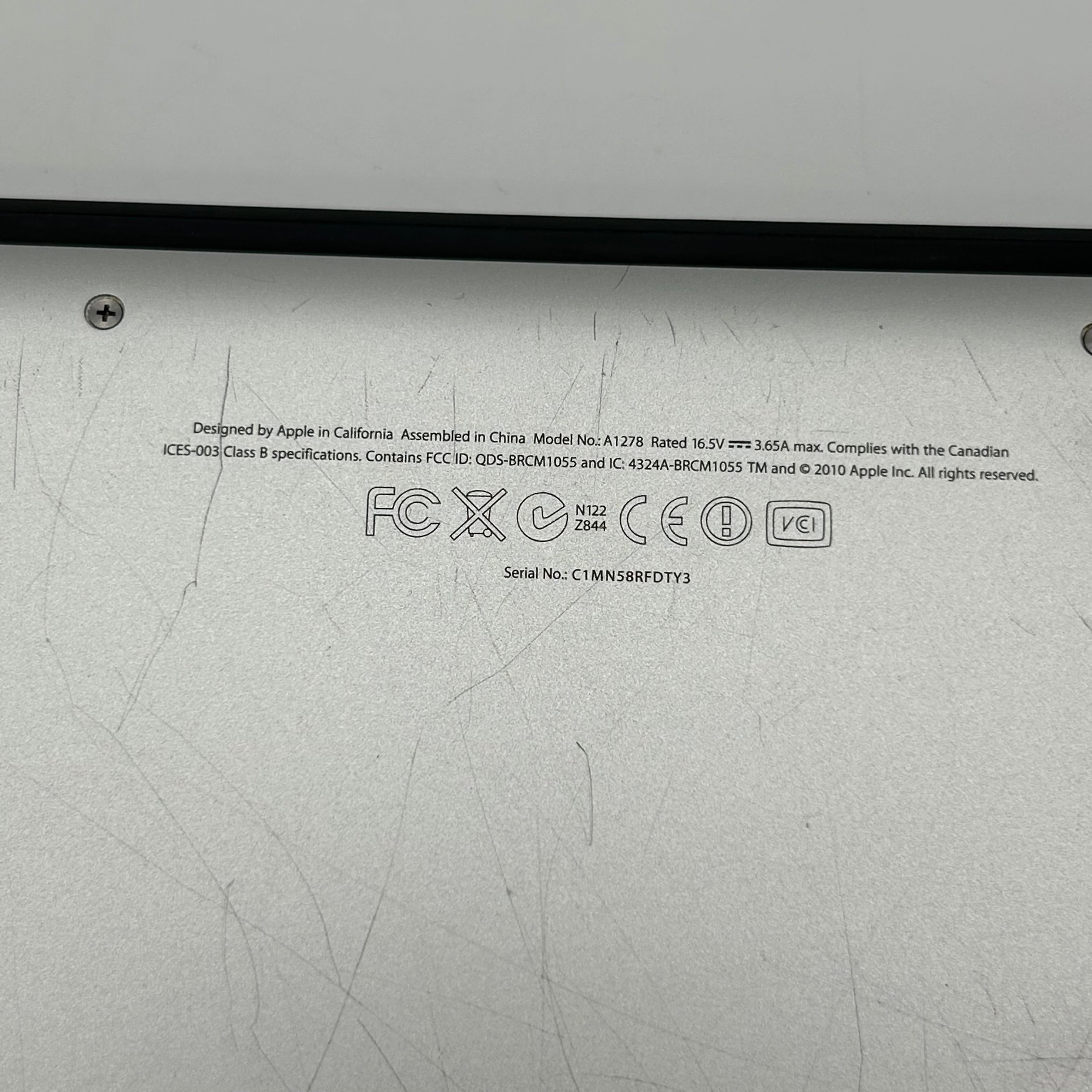 Apple MacBook Pro 13-inch A1278 For Parts/Repair