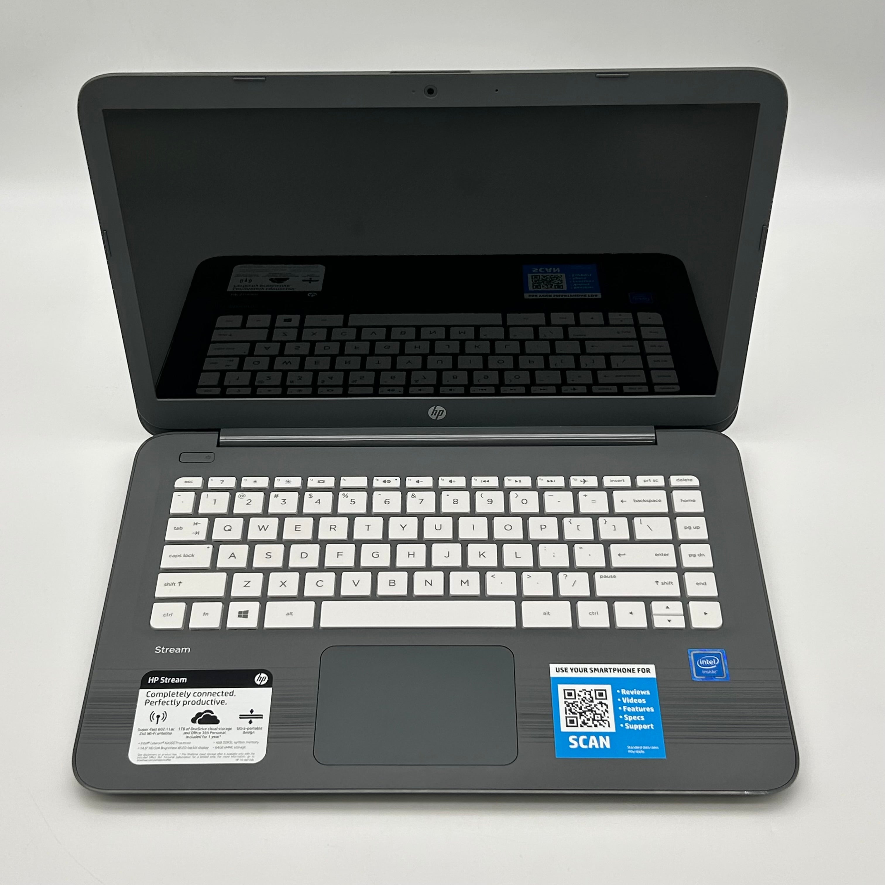HP Stream 14-CB012DX 14" Celeron N3060 4GB RAM 64GB SSD Win 10