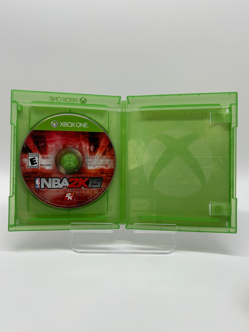 Microsoft NBA2K15 Green Video Game With Manual and Case - Used