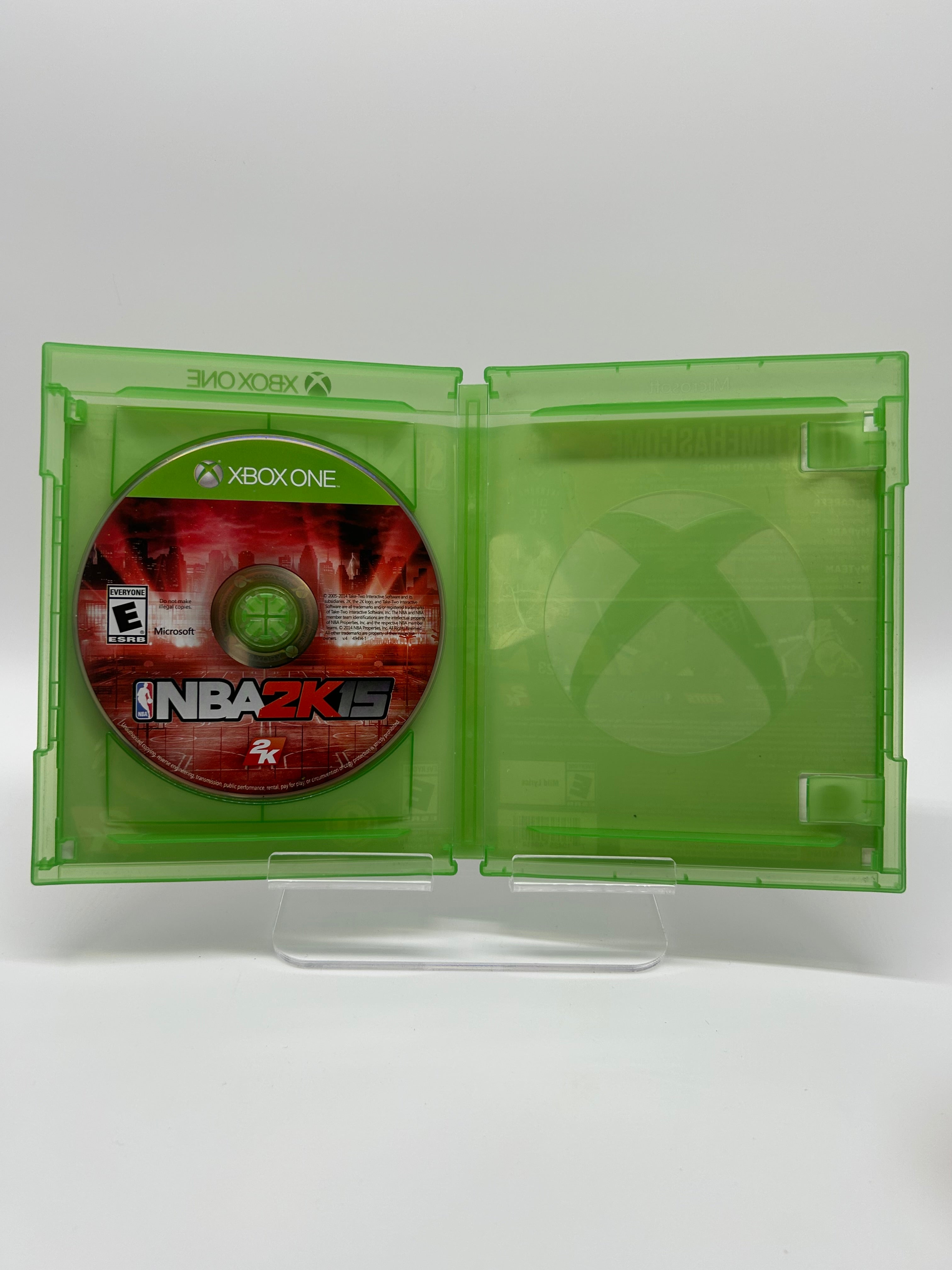 Microsoft NBA2K15 Green Video Game With Manual and Case - Used