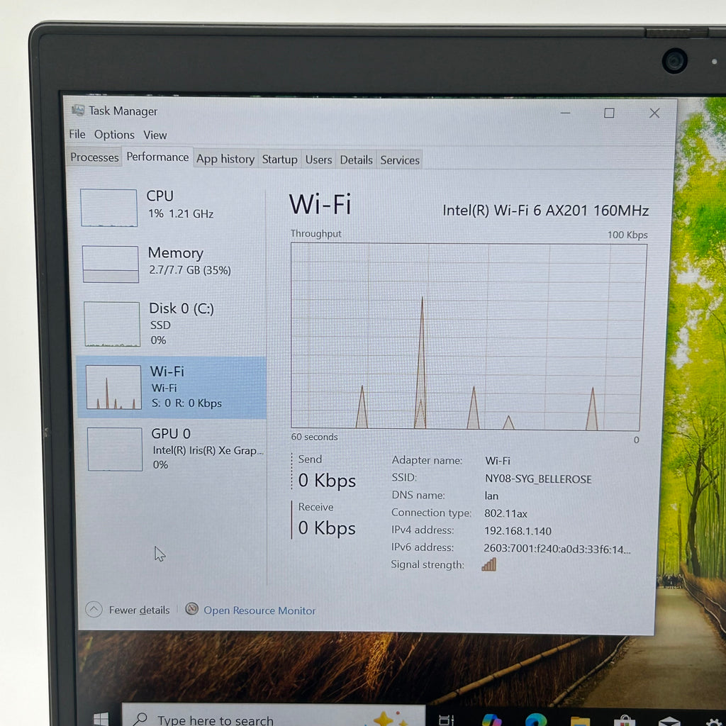 Dell Latitude 3420 14-inch Intel Core i5-1145G7 8GB RAM 256GB NVMe SSD Black
