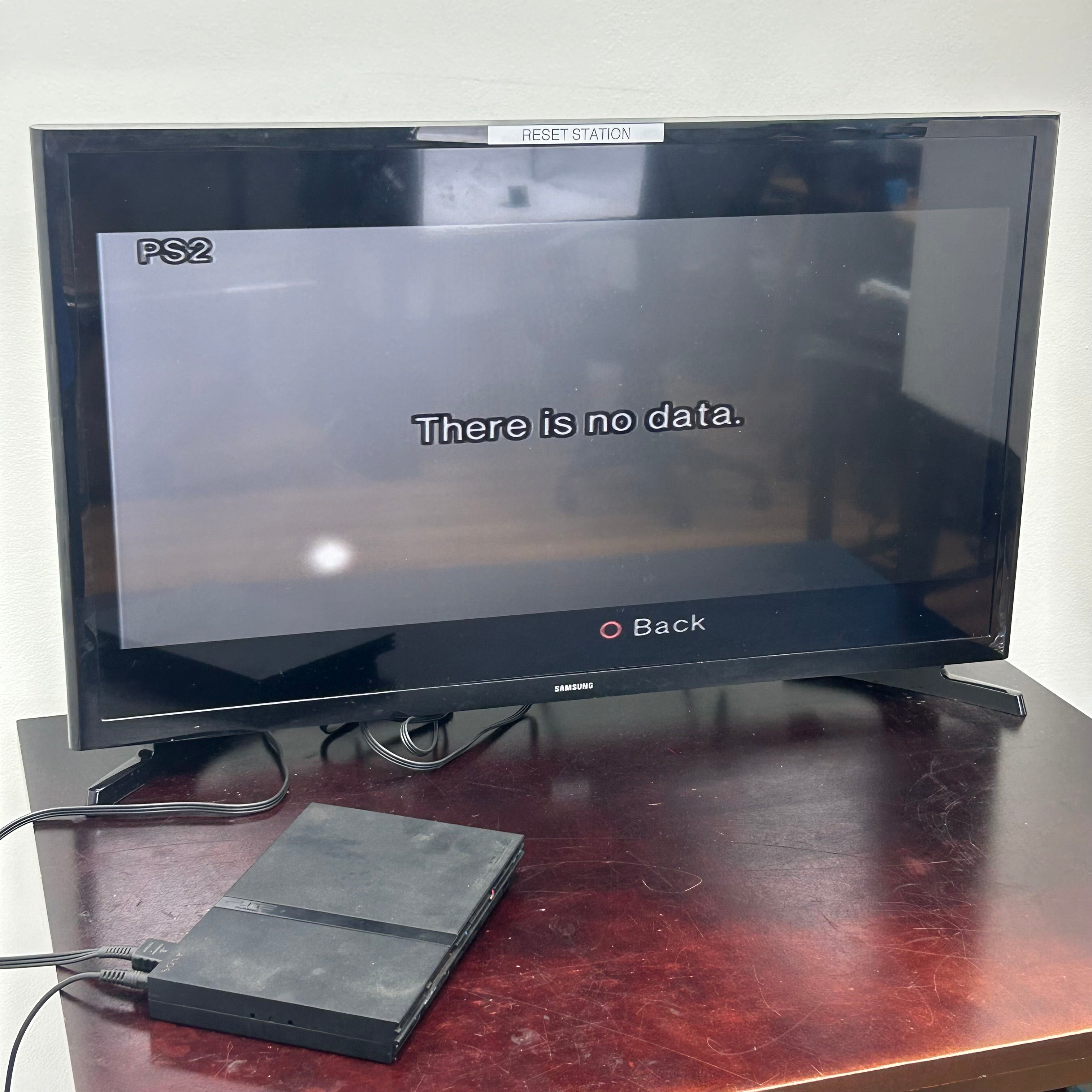 Sony PlayStation 2 Slim SCPH-79001 PS2 Console w/ OEM Cables - Tested