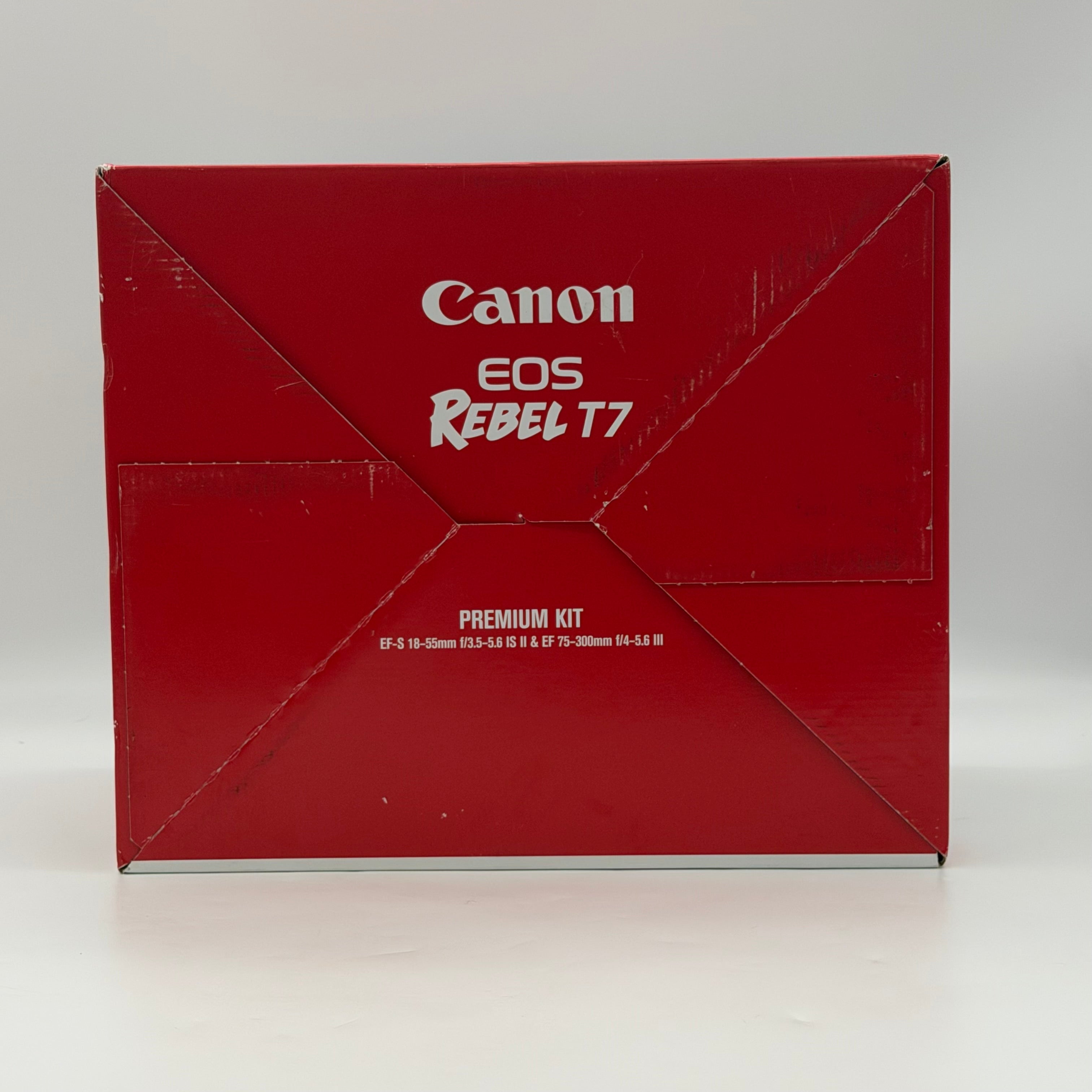 NEW Canon EOS Rebel T7 24.1MP Digital Camera - Black (Kit with 18-55mm and 75-300mmg