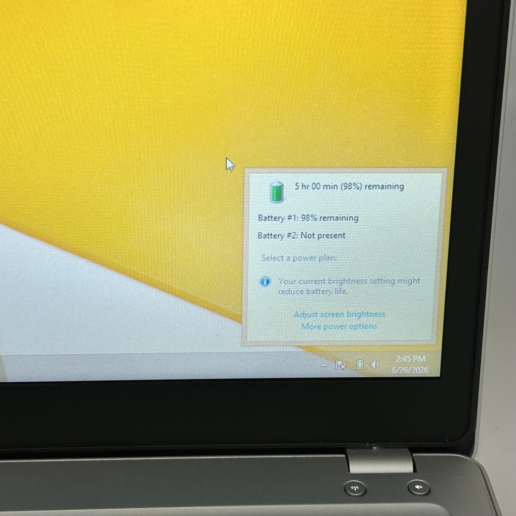 HP EliteBook Folio 9480m 14" |Core i7 2.1GHz |8GB RAM |256GB| Silver w/ Charger
