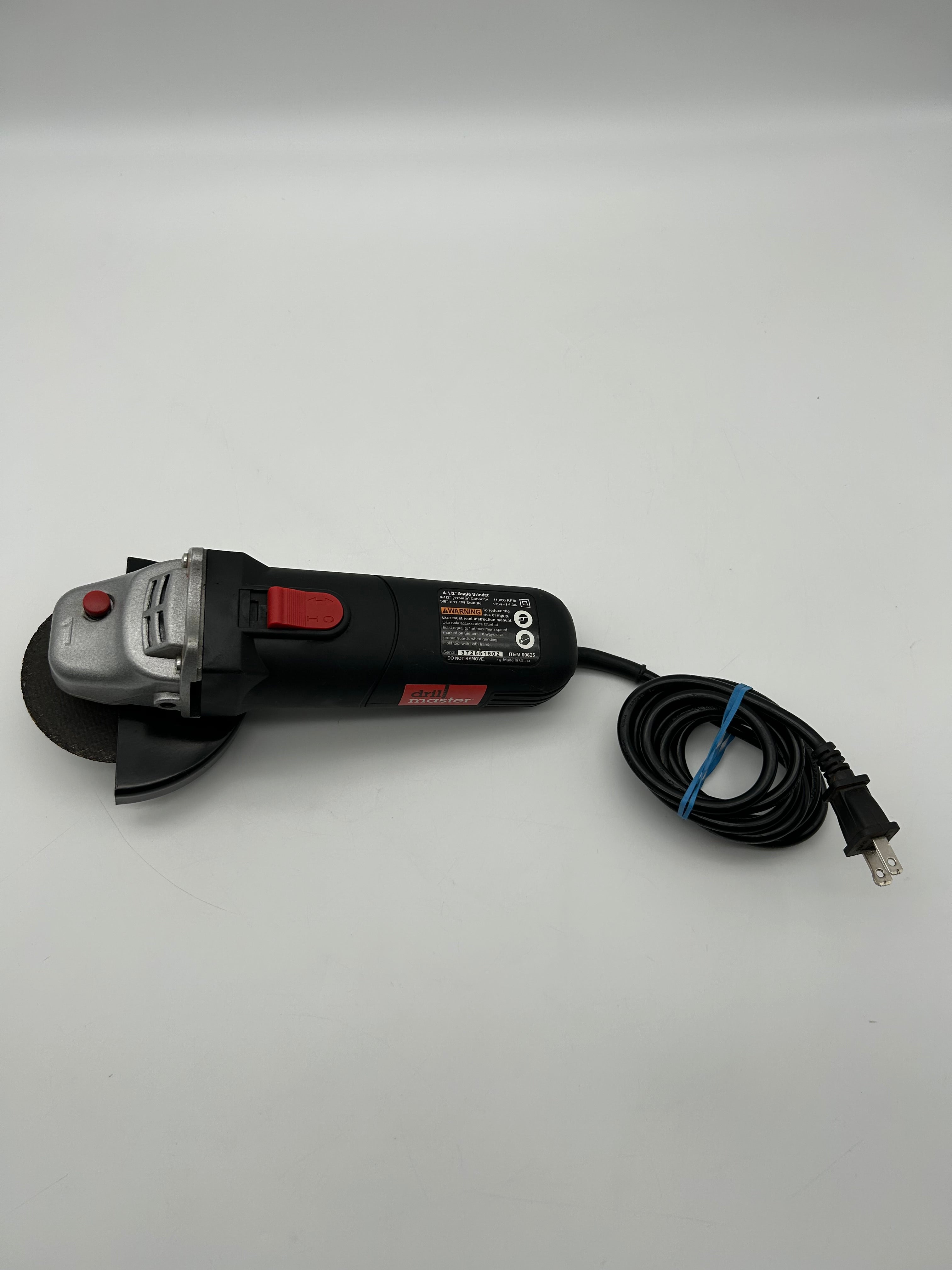 Drill Master 4-1/2" Angle Grinder 60625 - Black