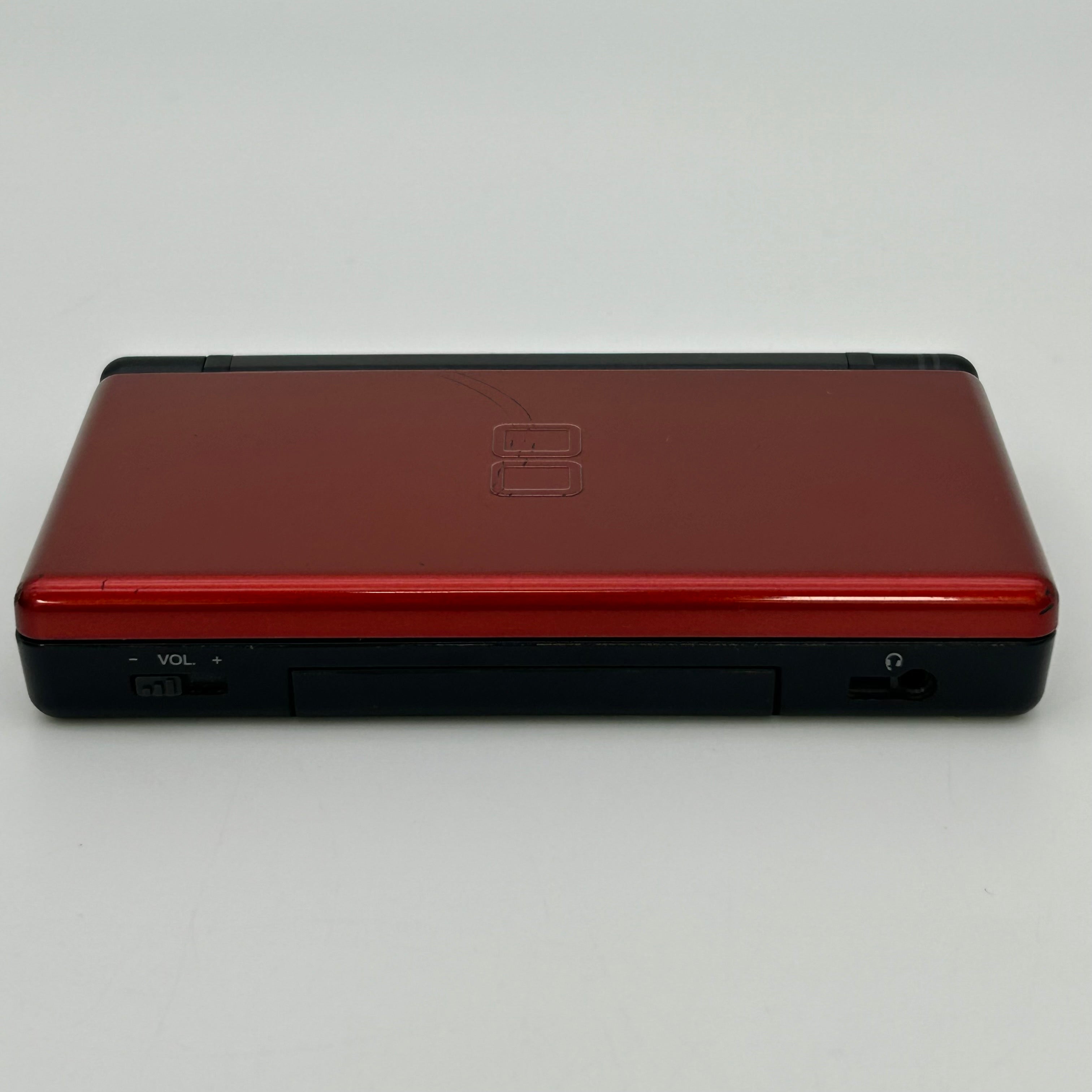 Nintendo DS Lite (USG-001) Red Console Bundle with Charger & 10 Games *Tested Working