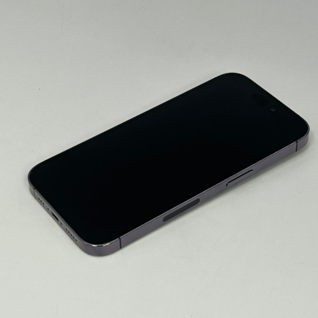 Unlocked Apple iPhone 14 Pro 256GB A2650 Deep Purple MQ1D3LL/A 78% BH