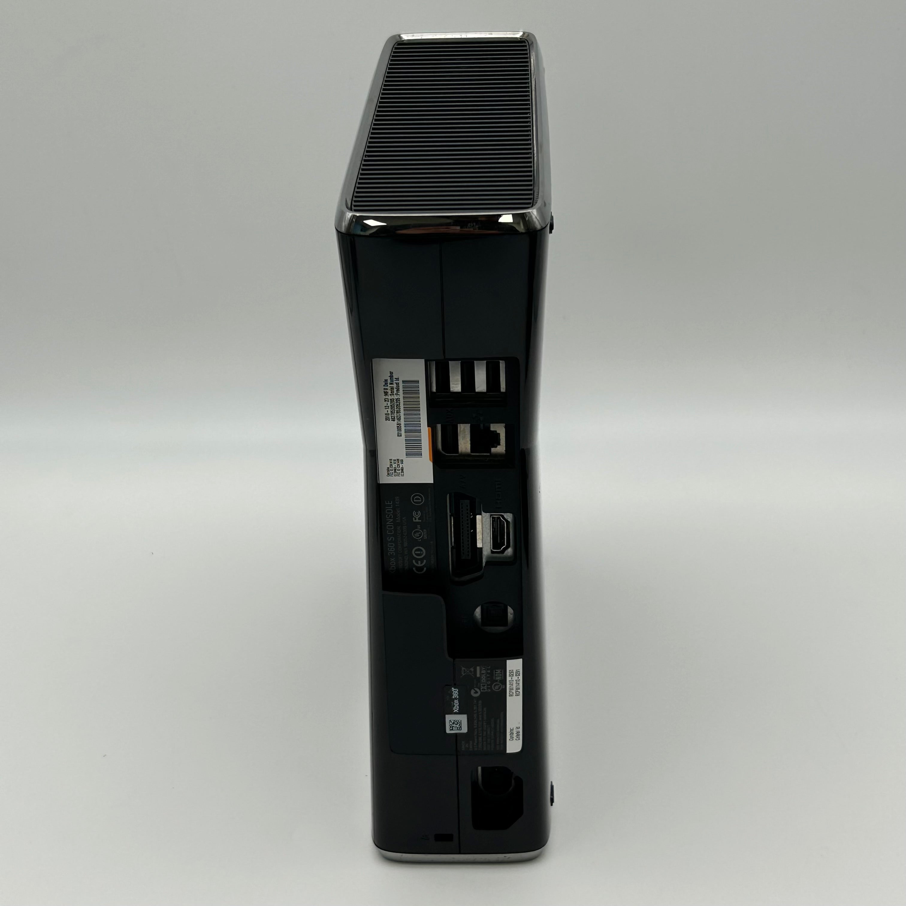 Xbox 360 Slim 250GB Gaming Set – 13 Games & 3 Controllers: 1 Functional & 2 Defective - Used