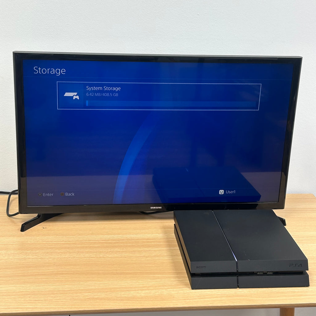 Sony PlayStation 4 CUH-1215A 500GB Black Console + 2 Games - Used