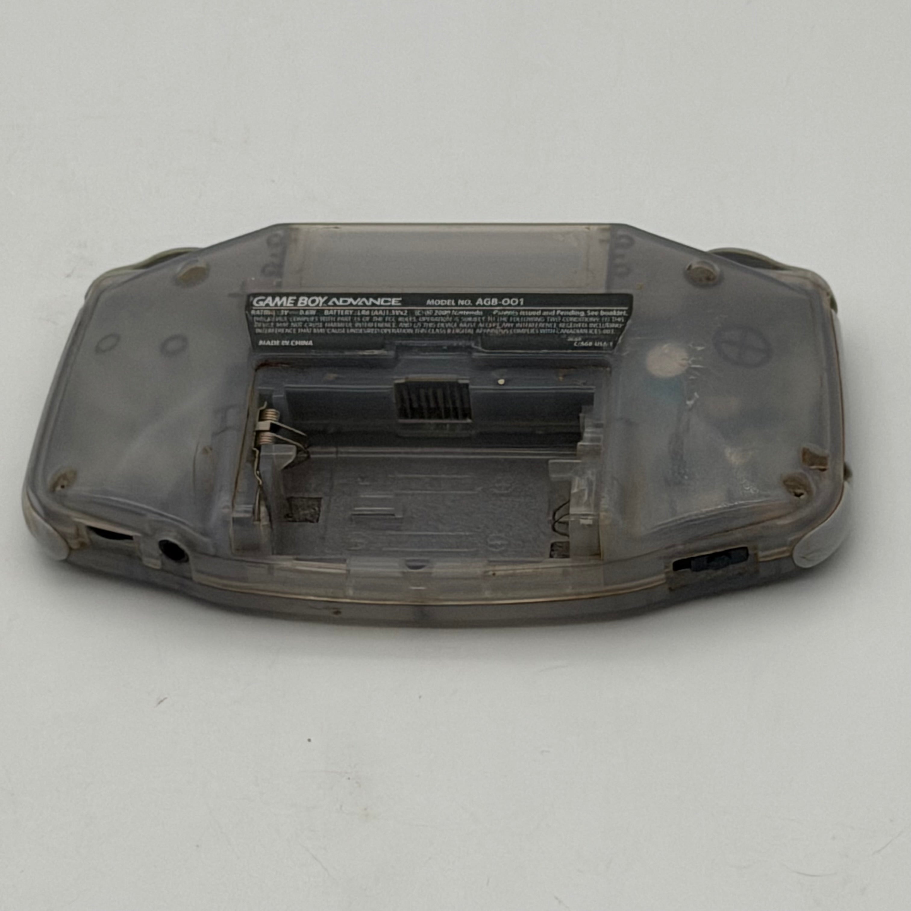 Nintendo Game Boy Advance AGB-001 Clear Console For Parts Repair - Final Sale