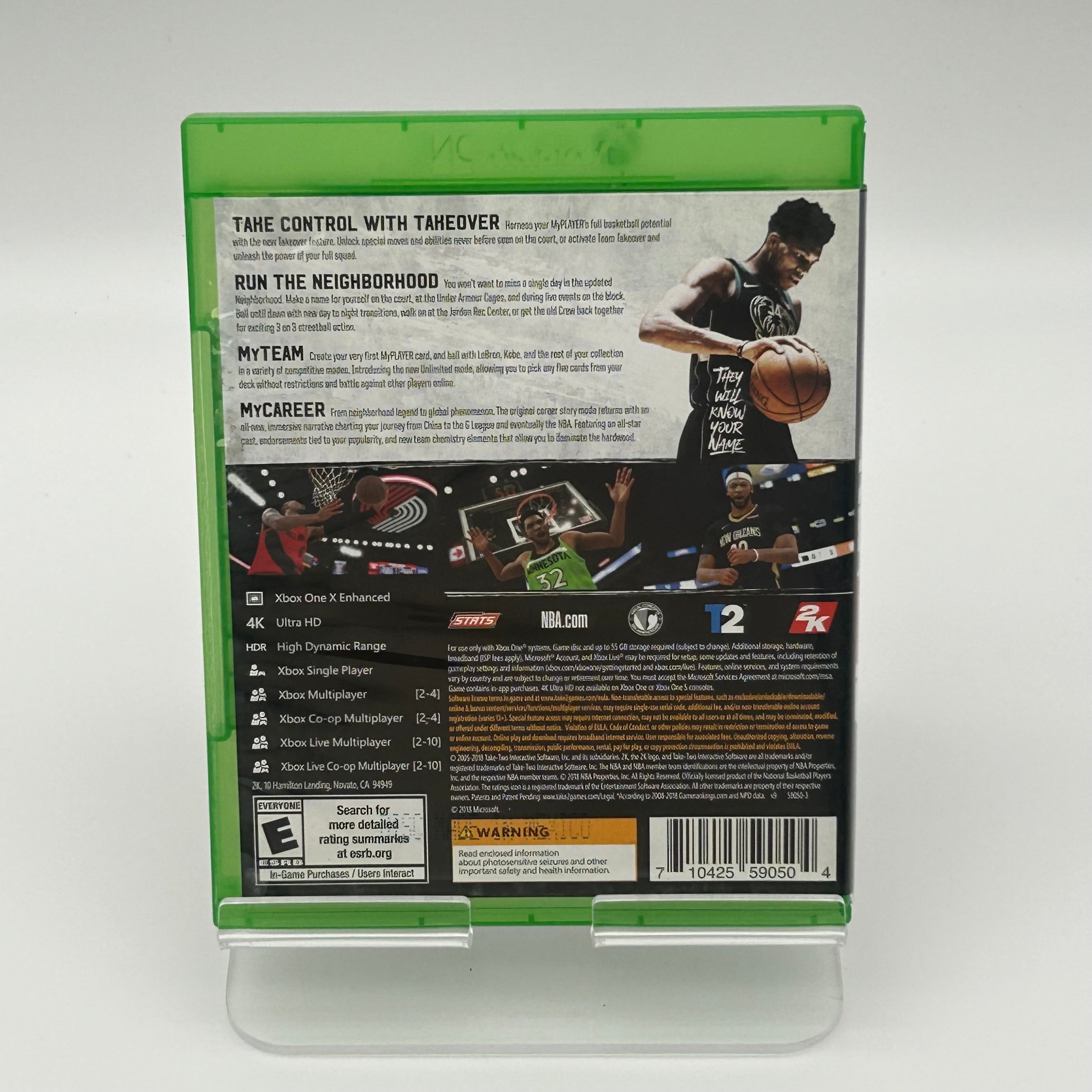 NBA 2K19 Xbox One With Manual and Case - Used