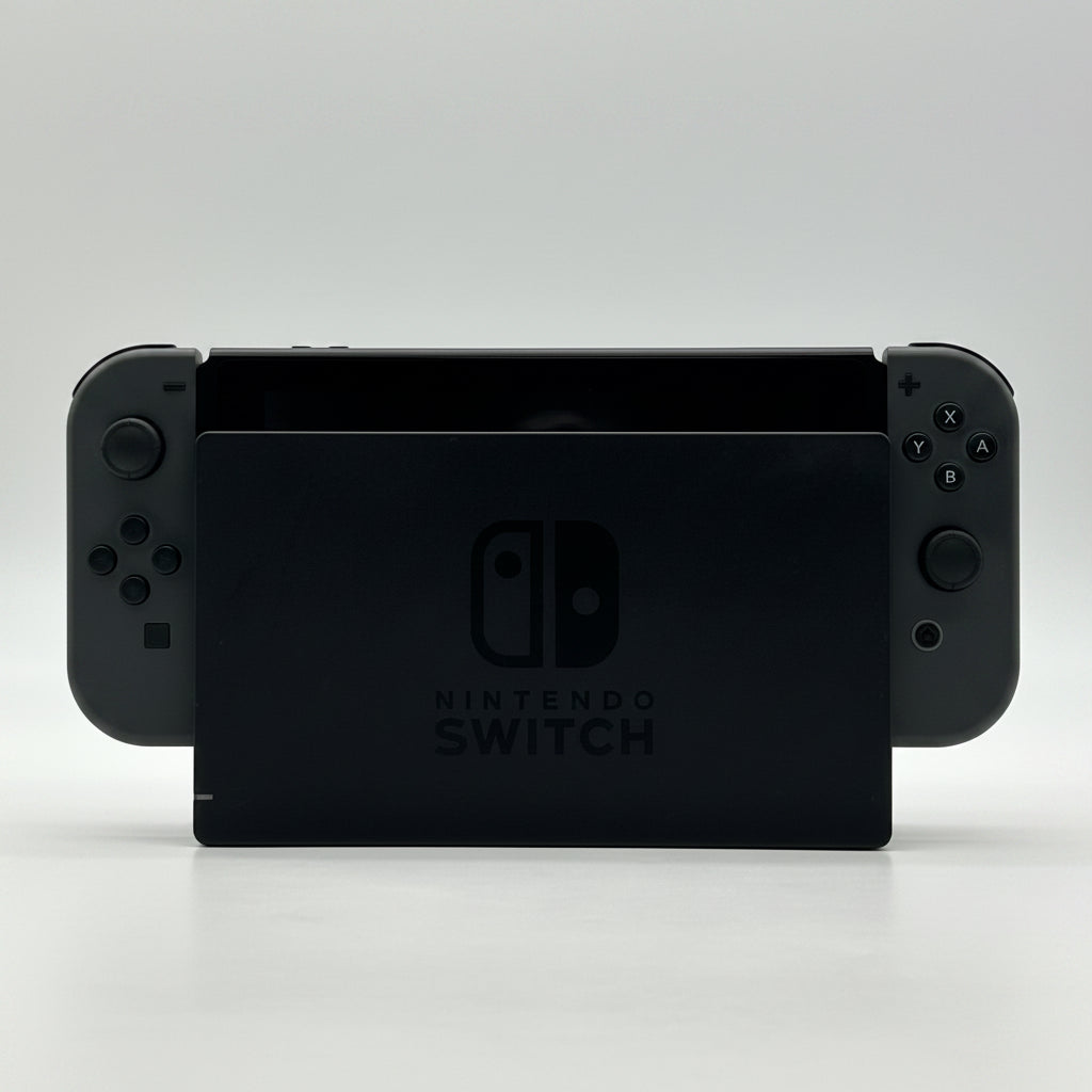 Nintendo Switch V1 UNPATCHED HAC-001 Console + Gray Joy-Cons & Dock