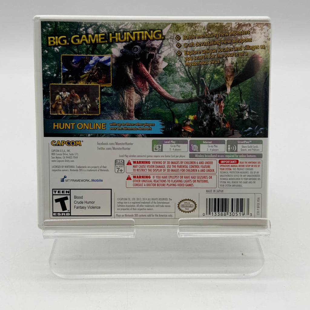 Monster Hunter 4 Ultimate (Nintendo 3DS) CIB with Manual