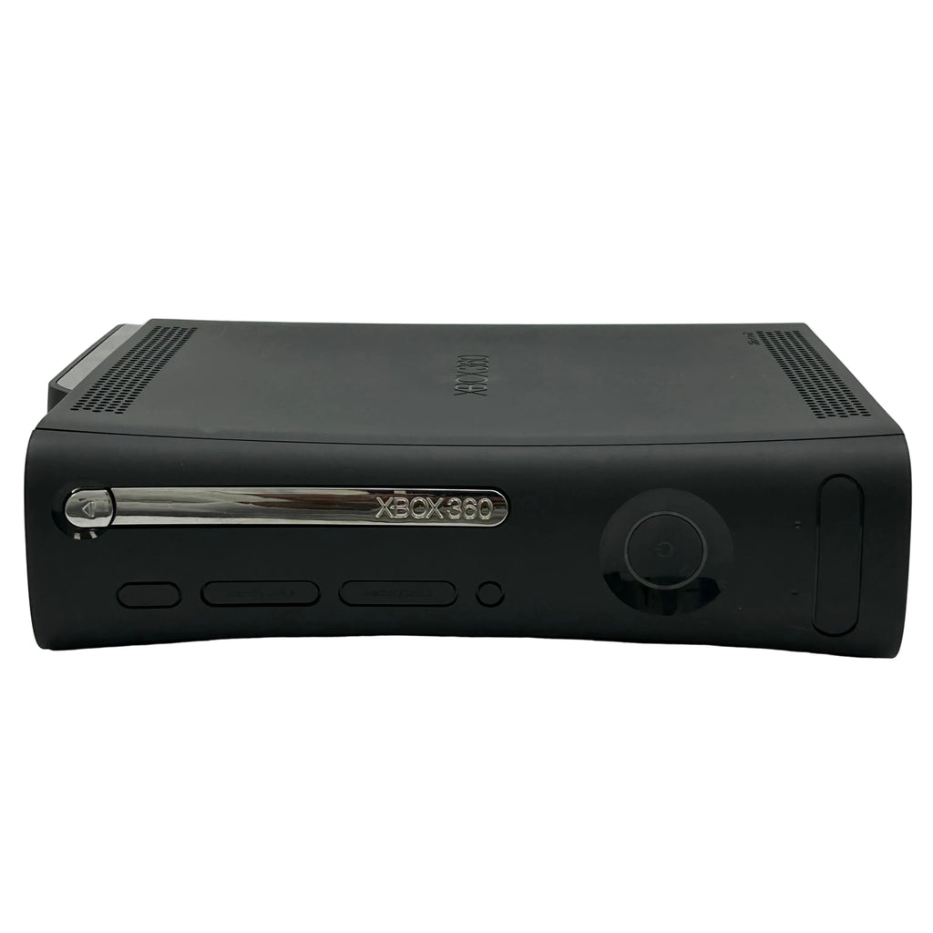 Microsoft XBox 360 S Slim 120GB 60S Bundle - Controllers - Cables - 6 Games - Black - Tested & Works - Used