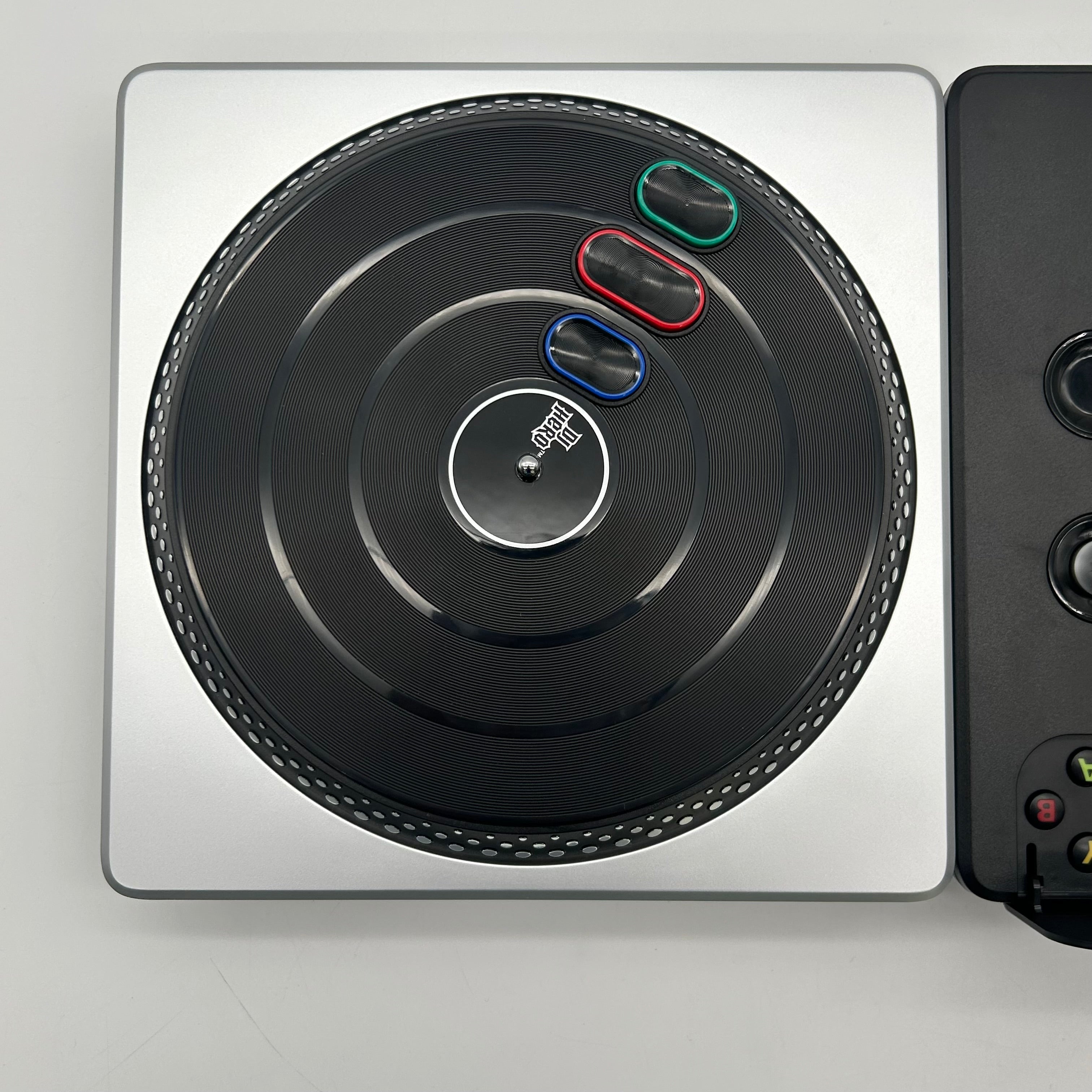 Xbox 360 DJ Hero 2 Wireless Turntable Controller w/ Box - UNTESTED NO DONGLE