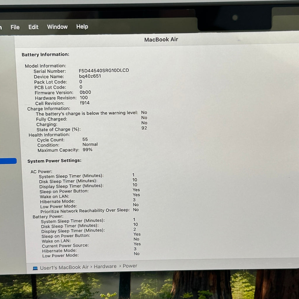 2022 Apple MacBook Air 13.6" M2 8C GPU 3.5GHz 16GB RAM 256GB SSD A2681