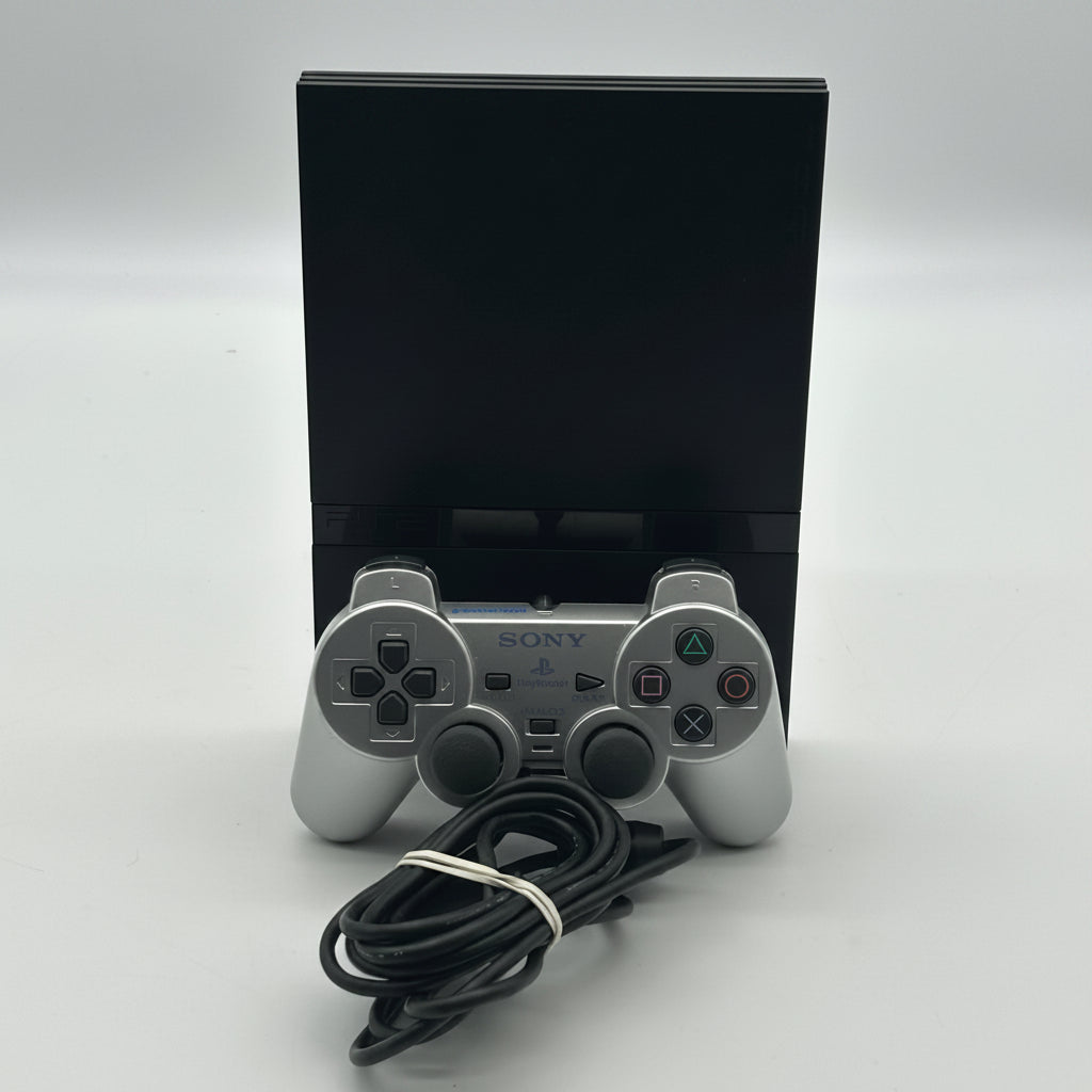 Sony PS2 Slim SCPH-75001 Console Bundle with Cables, Controller, 4 Games Tested!