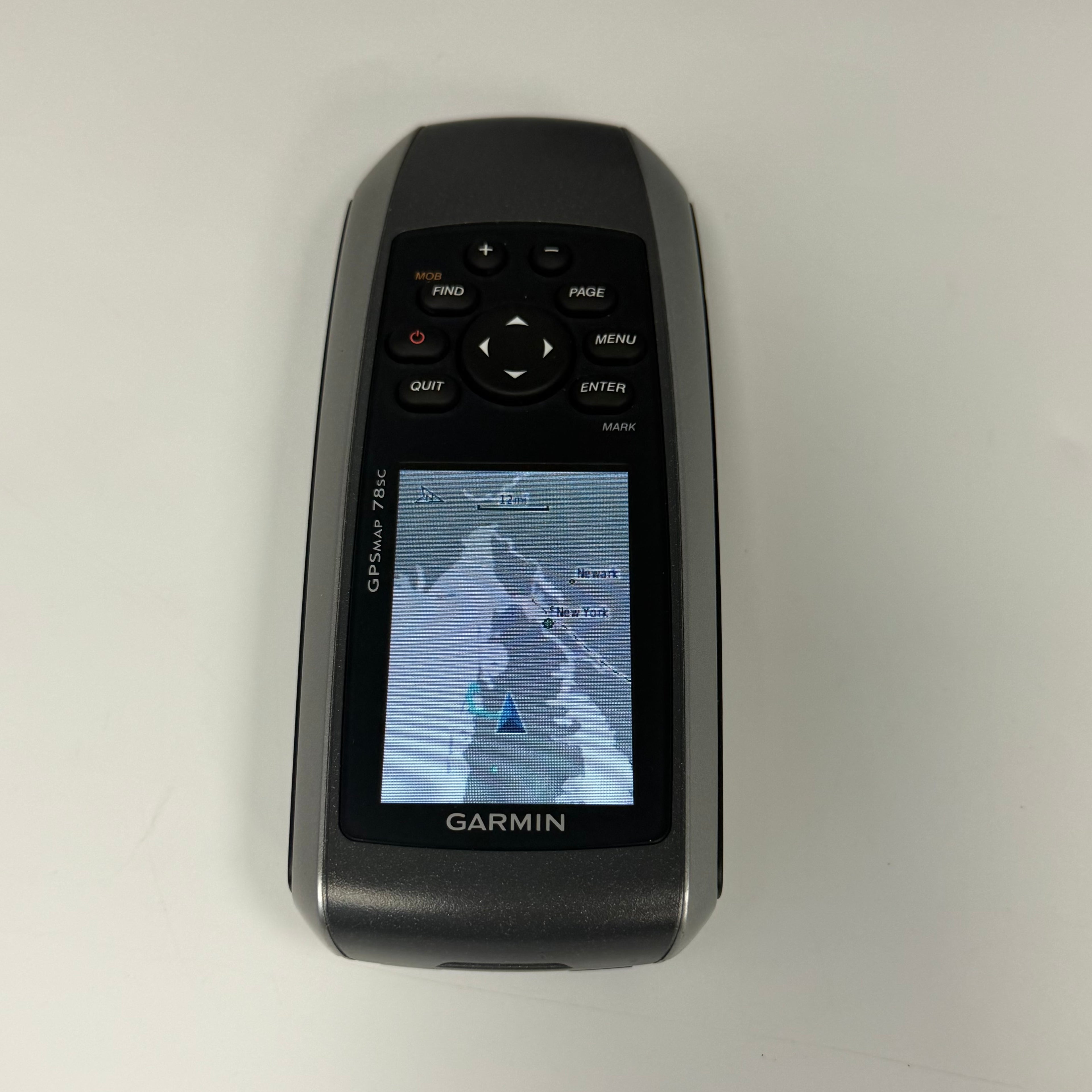 Garmin GPSMAP 78sc Gray Black Portable 2.6" LCD 3-Axis USB Marine GPS Navigator