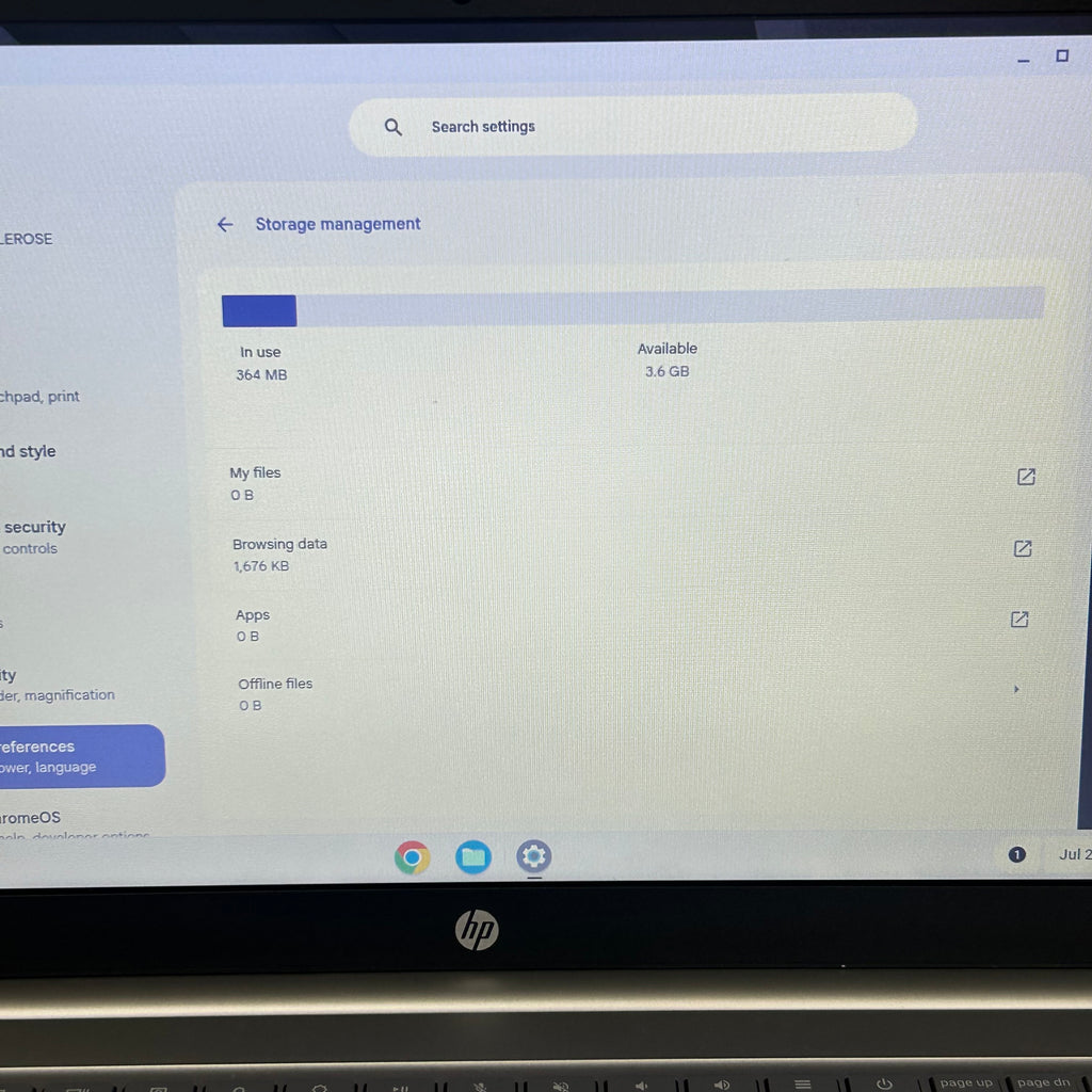 HP Chromebook 15a-nb0013dx - 15.6" Intel N200 3.2 GHz, 8GB RAM, 64GB w/ Charger