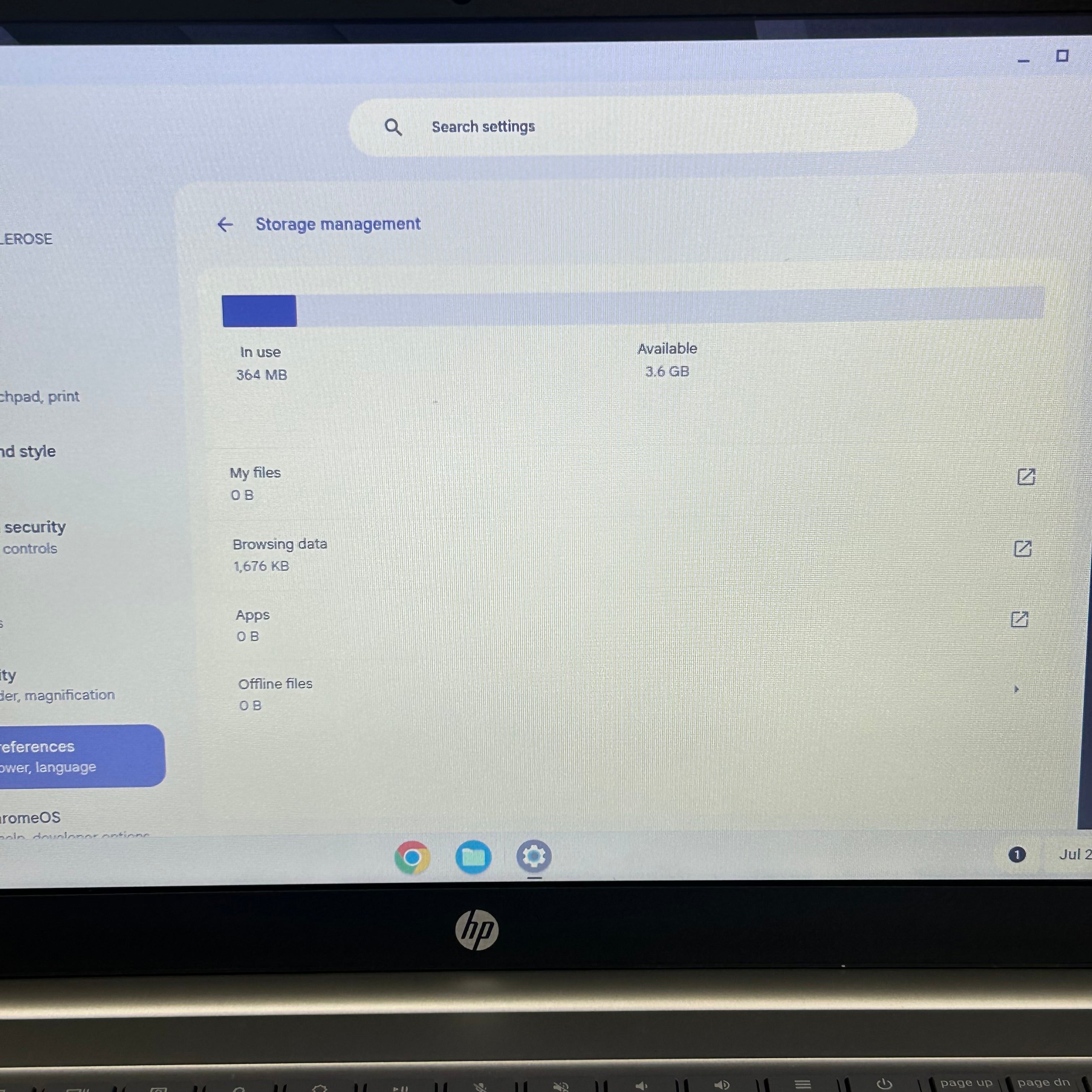 HP Chromebook 15a-nb0013dx - 15.6" Intel N200 3.2 GHz, 8GB RAM, 64GB w/ Charger
