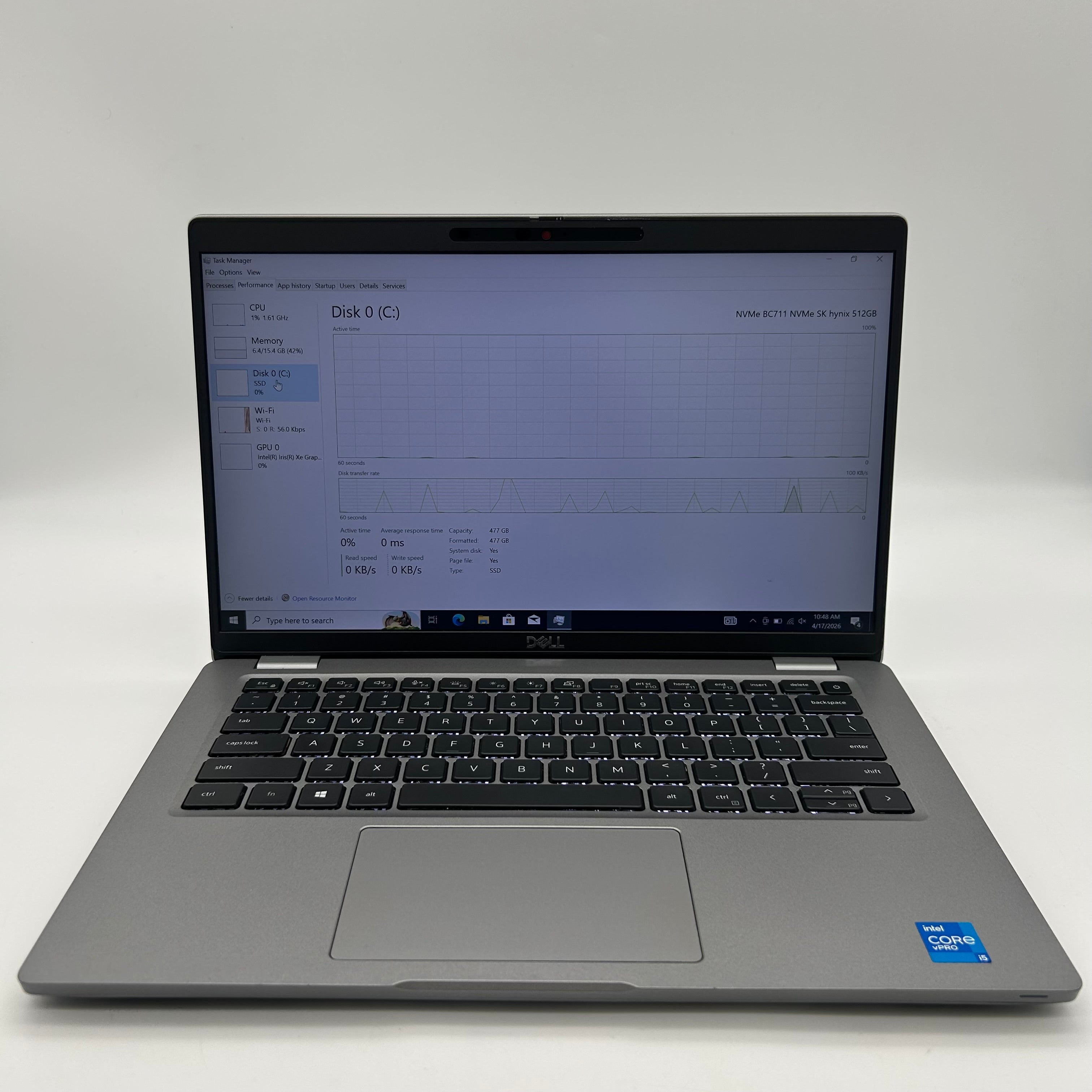 Dell Latitude 5420 14-inch Core i5 11th Gen 16GB RAM 500GB Gray