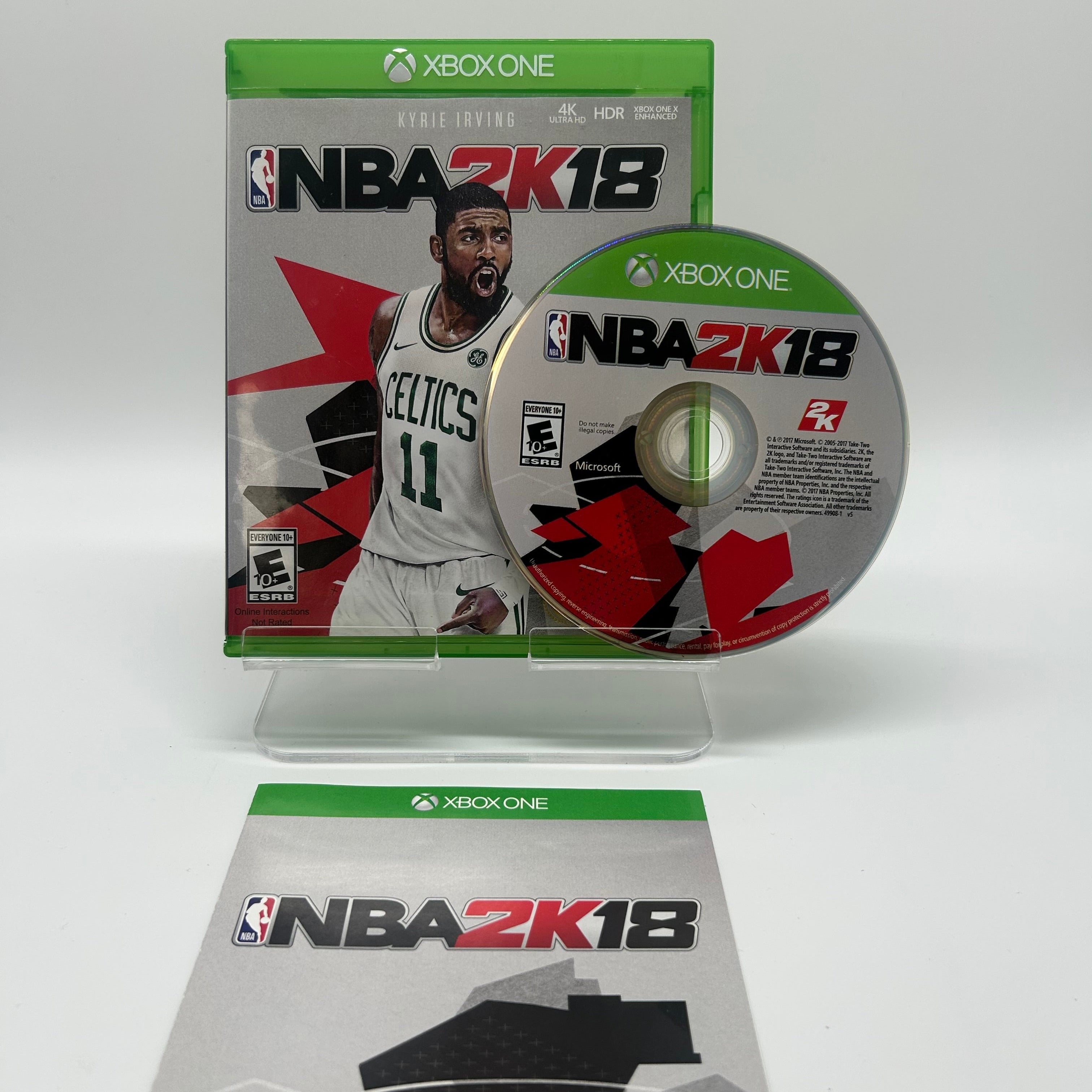 Microsoft NBA2K18 Video Game Green Heavy Scratches