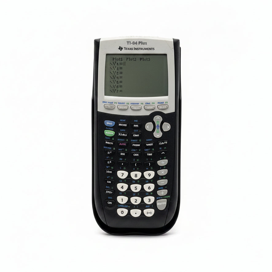 Texas Instruments TI-84 Plus Graphing Calculator w/ Cover Tested Working