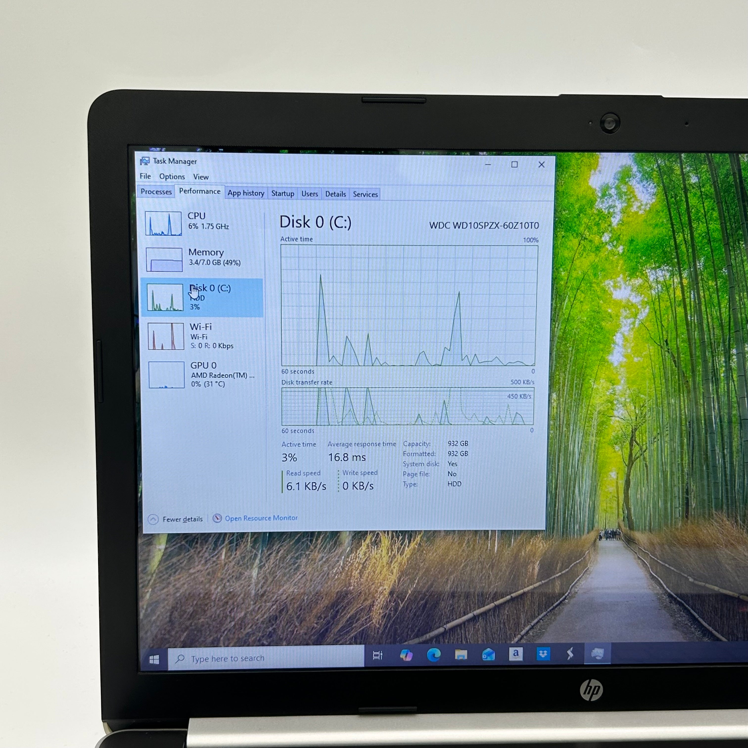 HP Laptop 17-ca0011ds 17.3-inch AMD Ryzen 3 2300U 8GB RAM 1TB HDD Gray