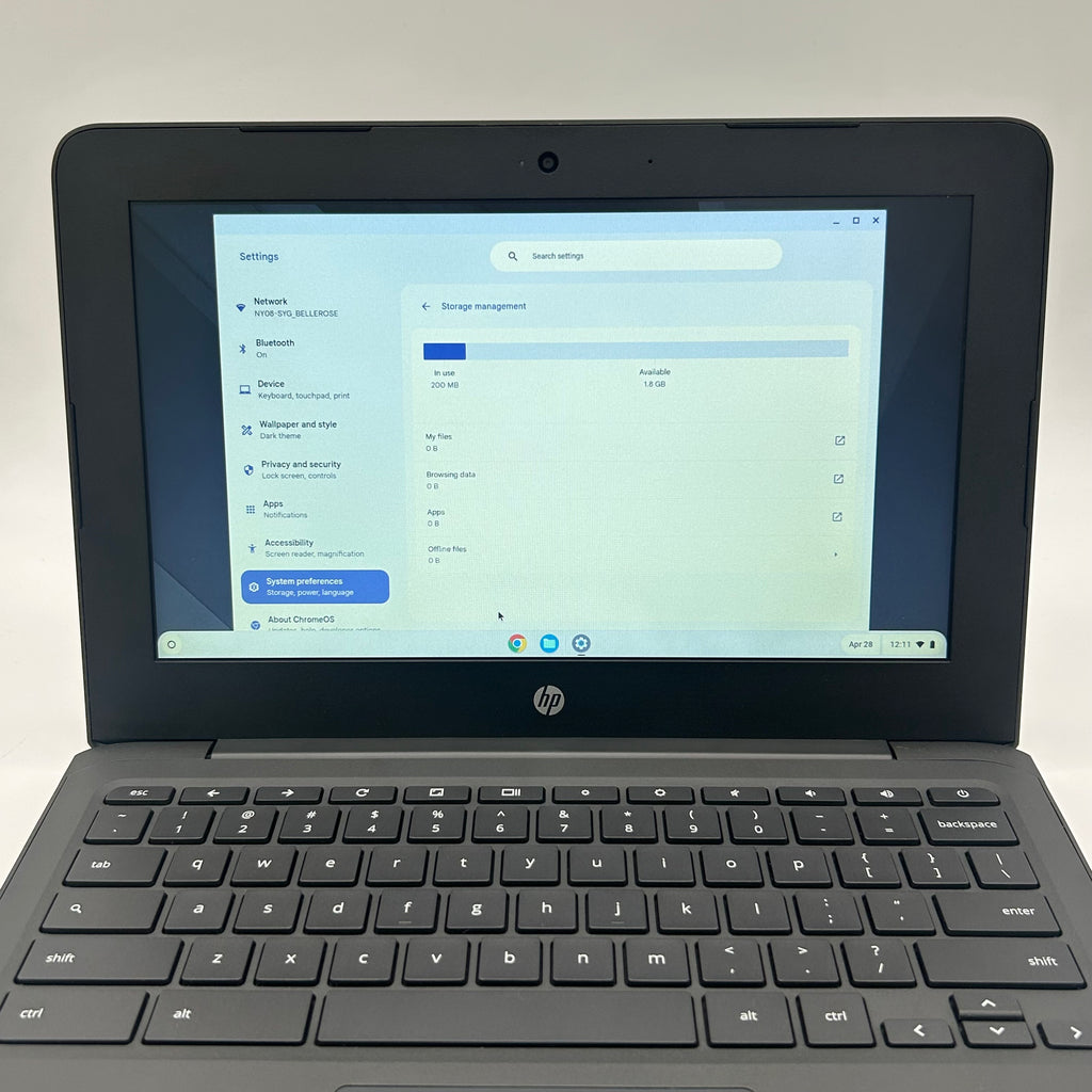HP Chromebook 11a-nb0013dx 11.6 in 32GB Intel Celeron 4GB Ash Gray