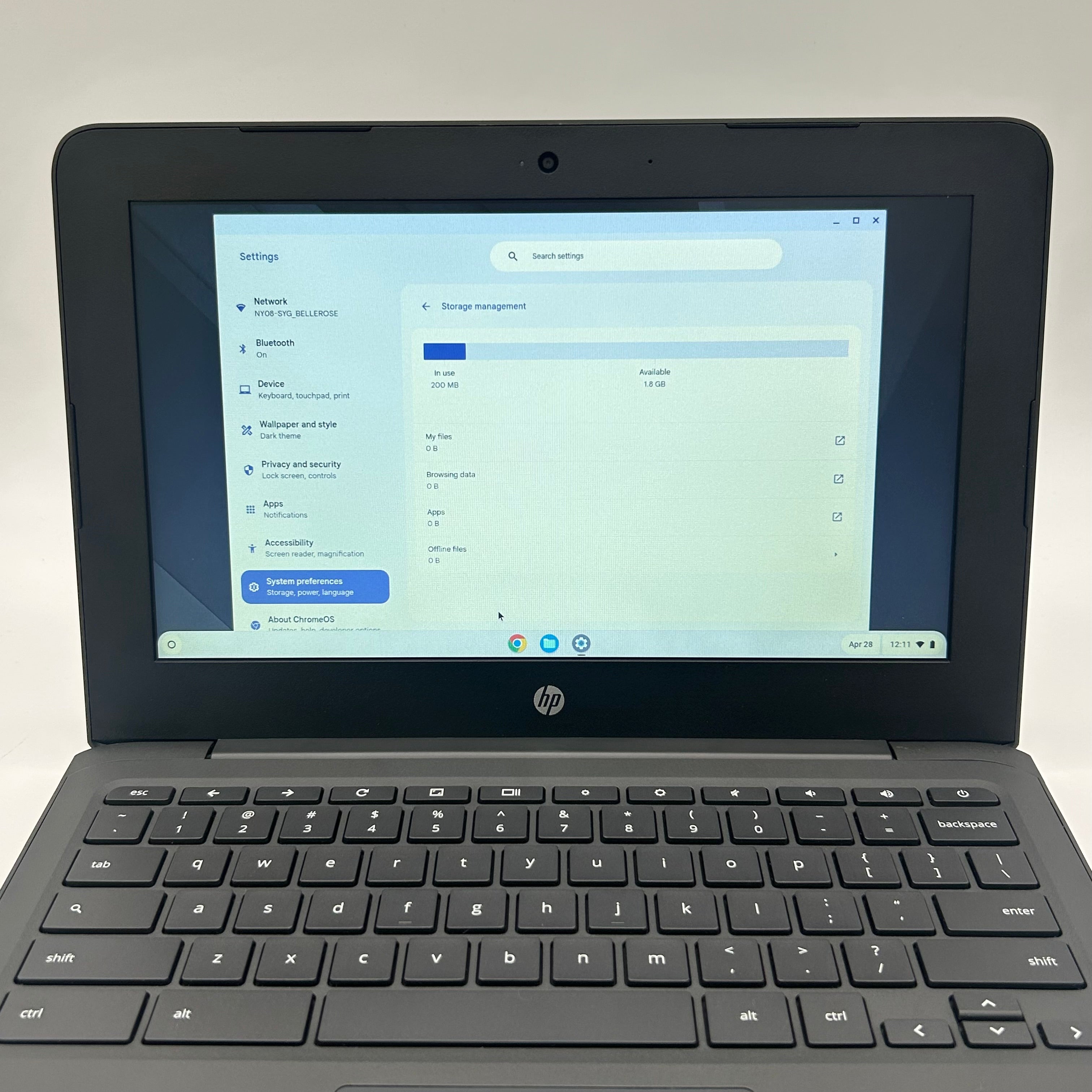 HP Chromebook 11a-nb0013dx 11.6 in 32GB Intel Celeron 4GB Ash Gray