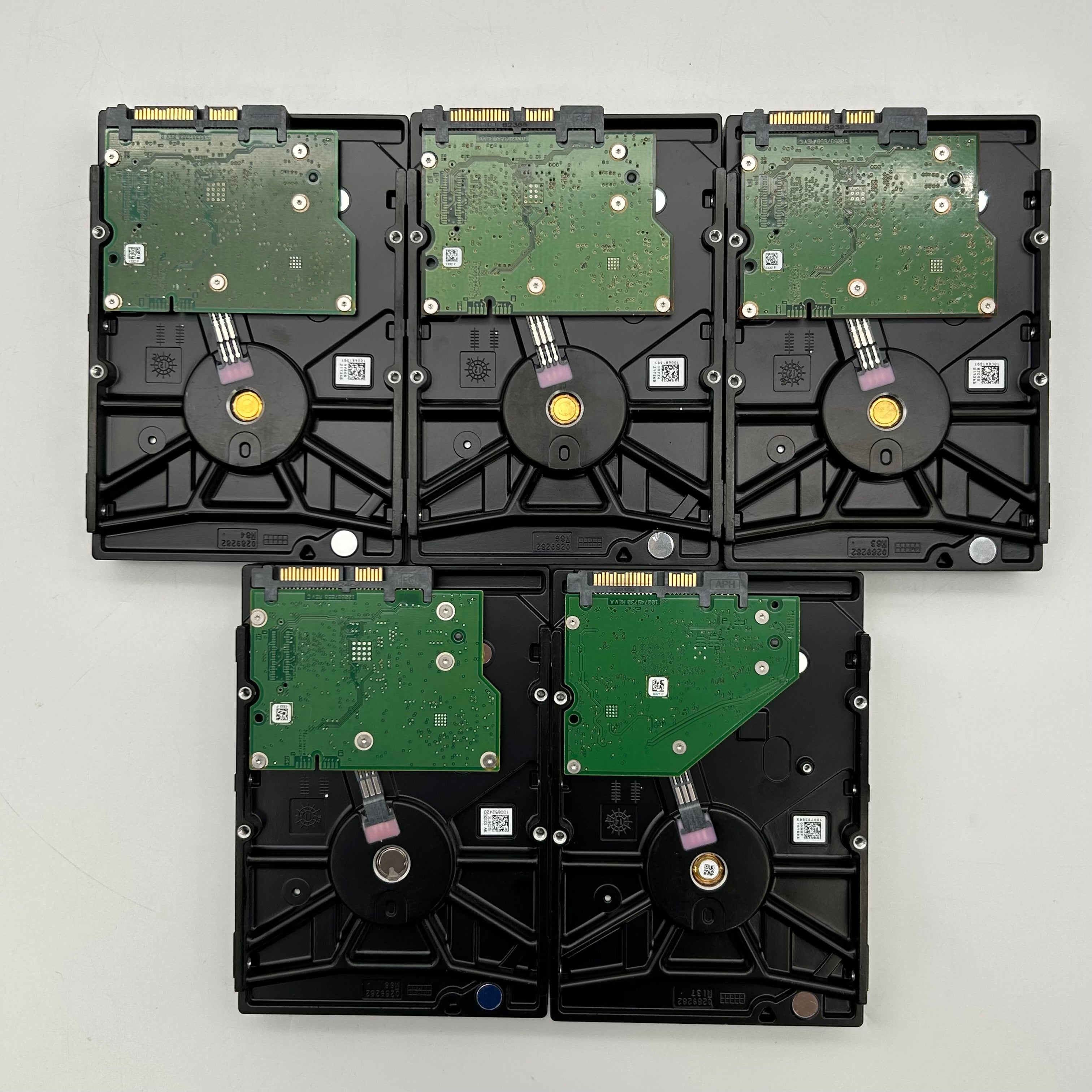Lot of 5 Seagate 3TB 3000GB Desktop 3.5" Hard Drives ST3000DM01 - Untested As-Is