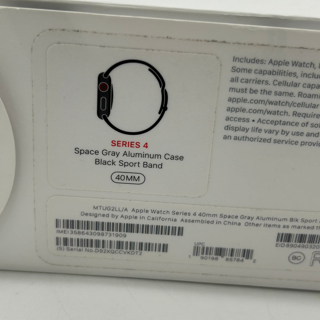 Apple Watch Series 4 A1975 GPS + Cellular 40mm Space Gray 96%BH