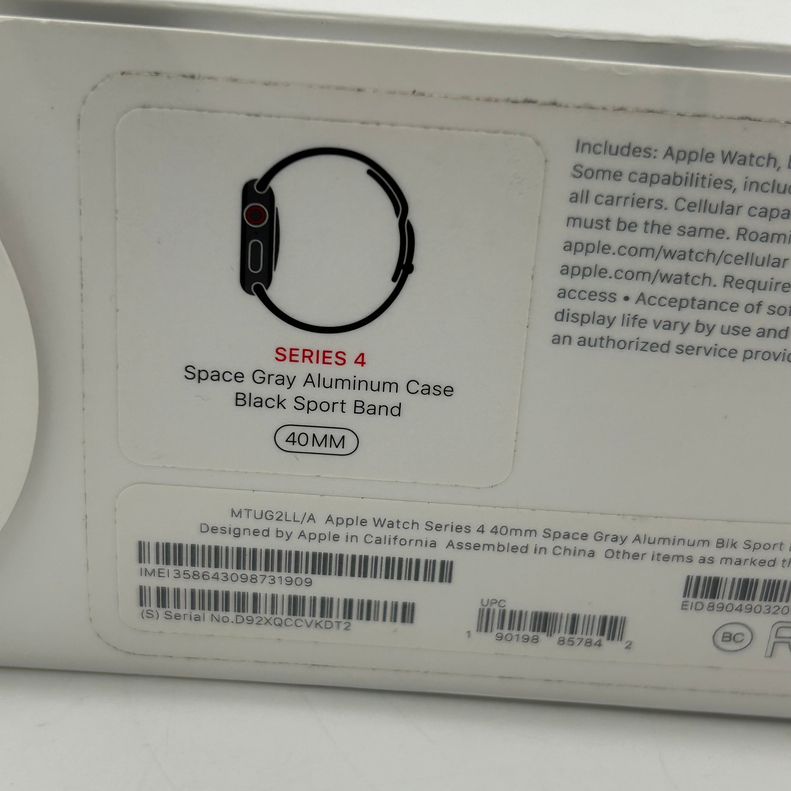 Apple Watch Series 4 A1975 GPS + Cellular 40mm Space Gray 96%BH