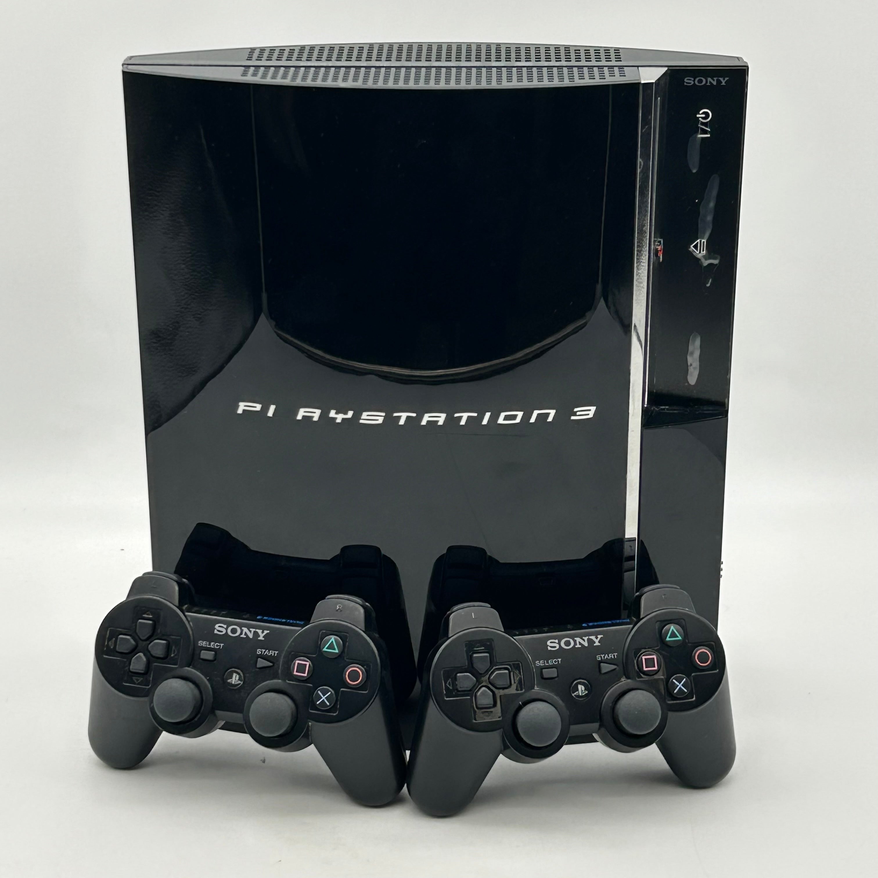 Sony PlayStation 3 Backward Compatible (CECHA01) 500GB Bundle:2 Controllers & 4 Games