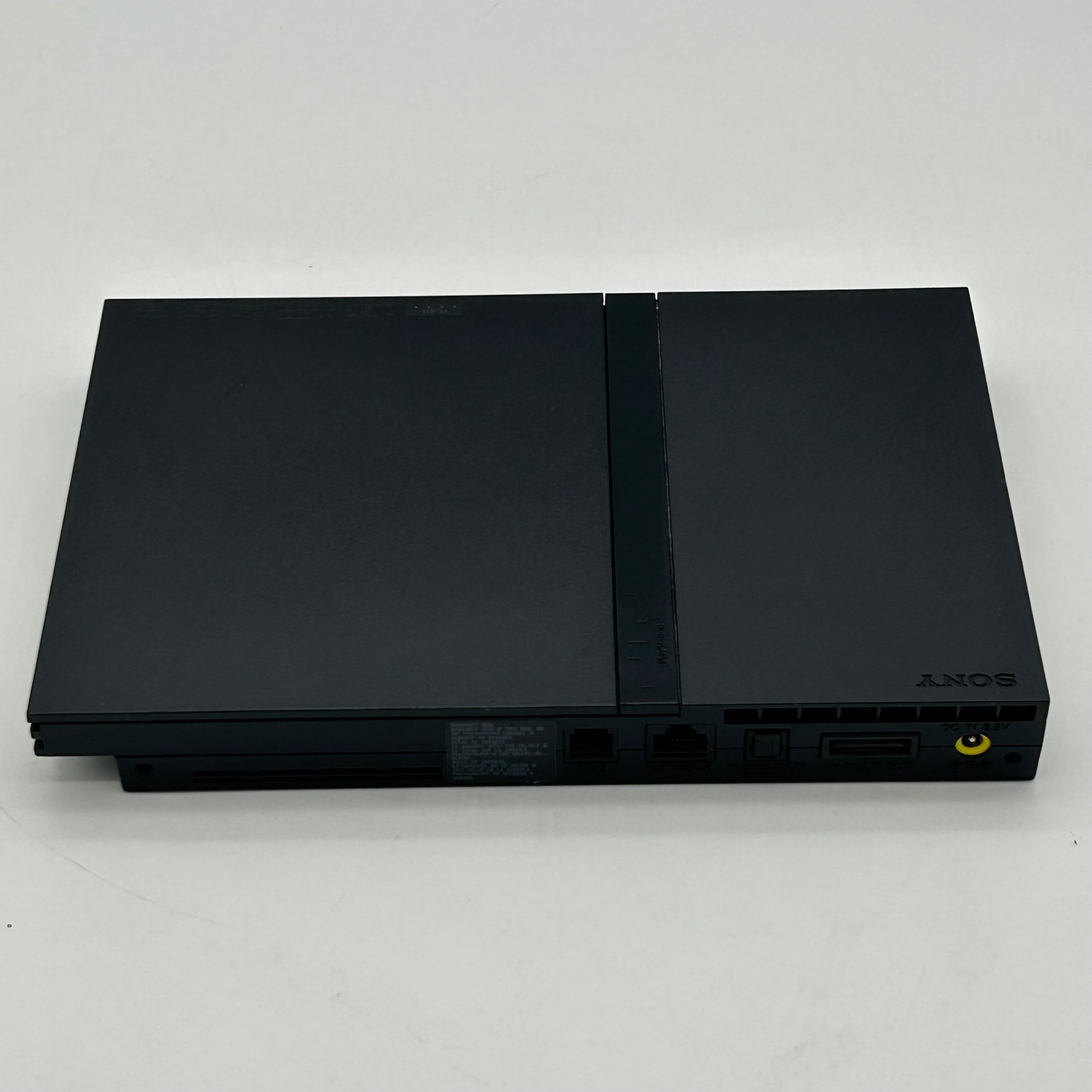 Sony PlayStation 2 PS2 Slim Black Console Bundle SCPH-75001