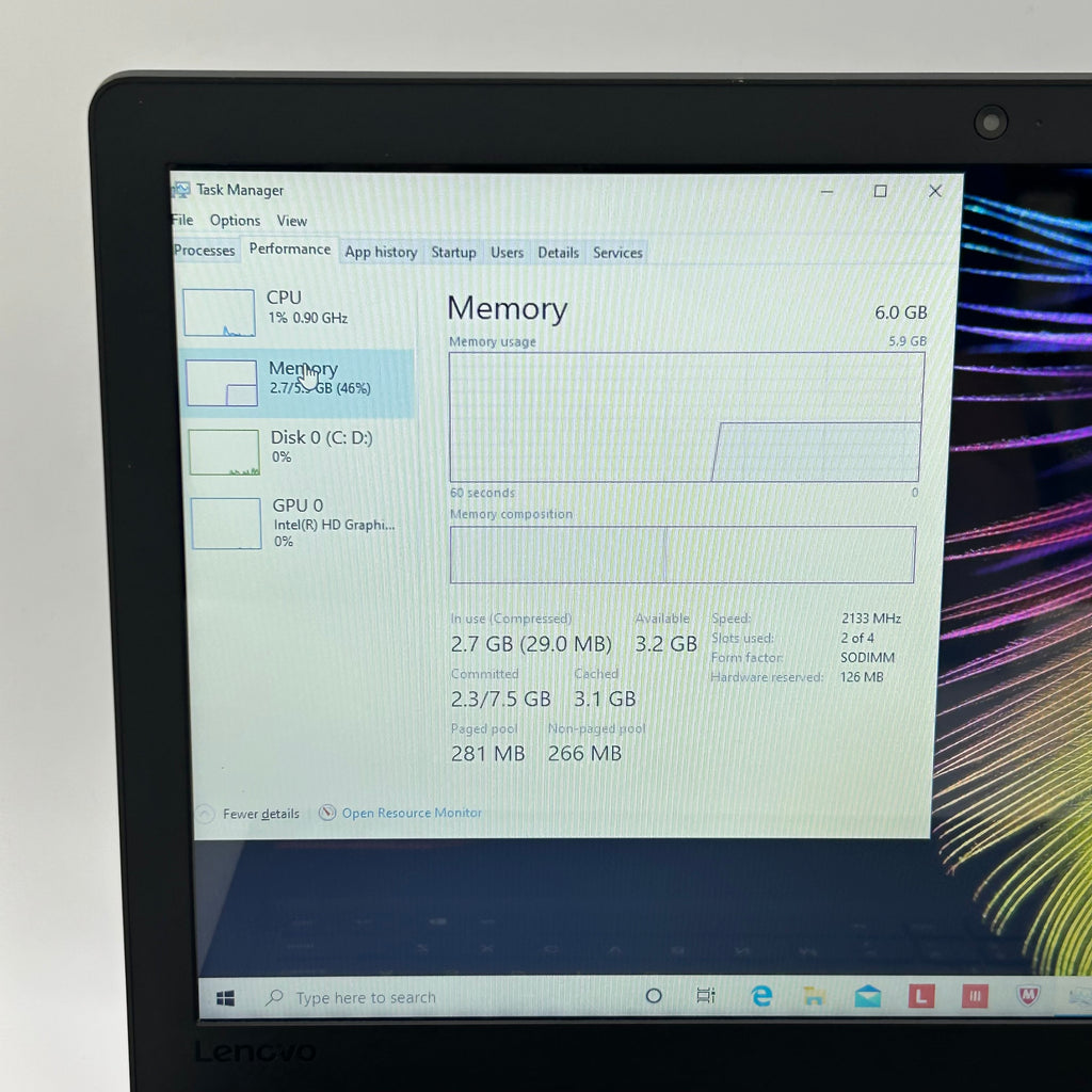 Lenovo IdeaPad 110‑15ISK 15.6" HD i3 6100U 6 GB RAM 1 TB HDD Black