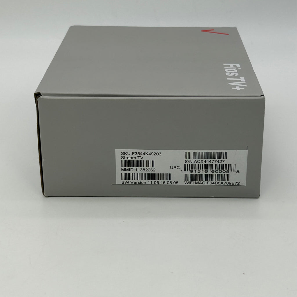 Verizon Stream TV Fios TV+ F3544K49203 MMID: 11382262