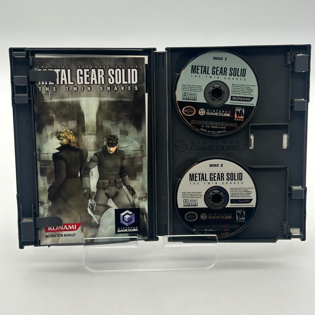 Metal Gear Solid: The Twin Snakes Nintendo GameCube w/ Case & Manual