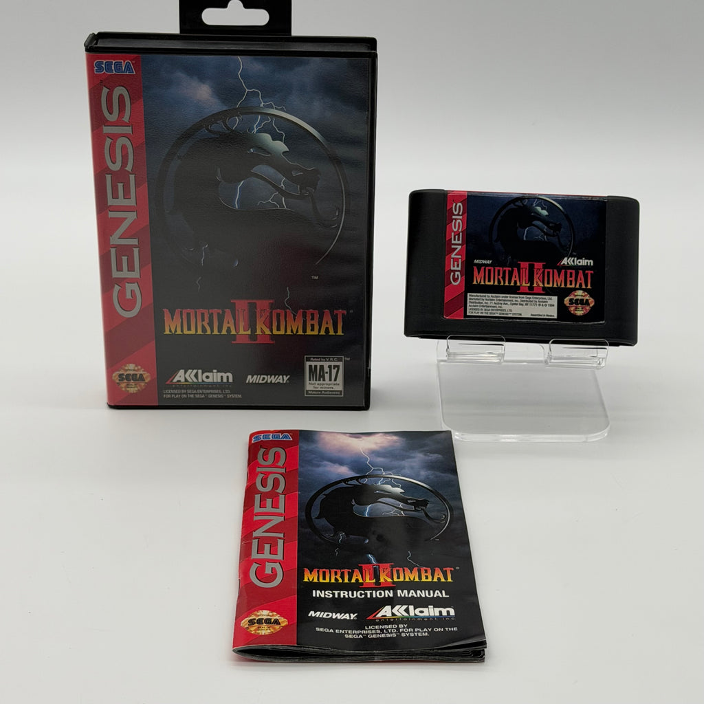 Sega Genesis Mortal Kombat II Video Game