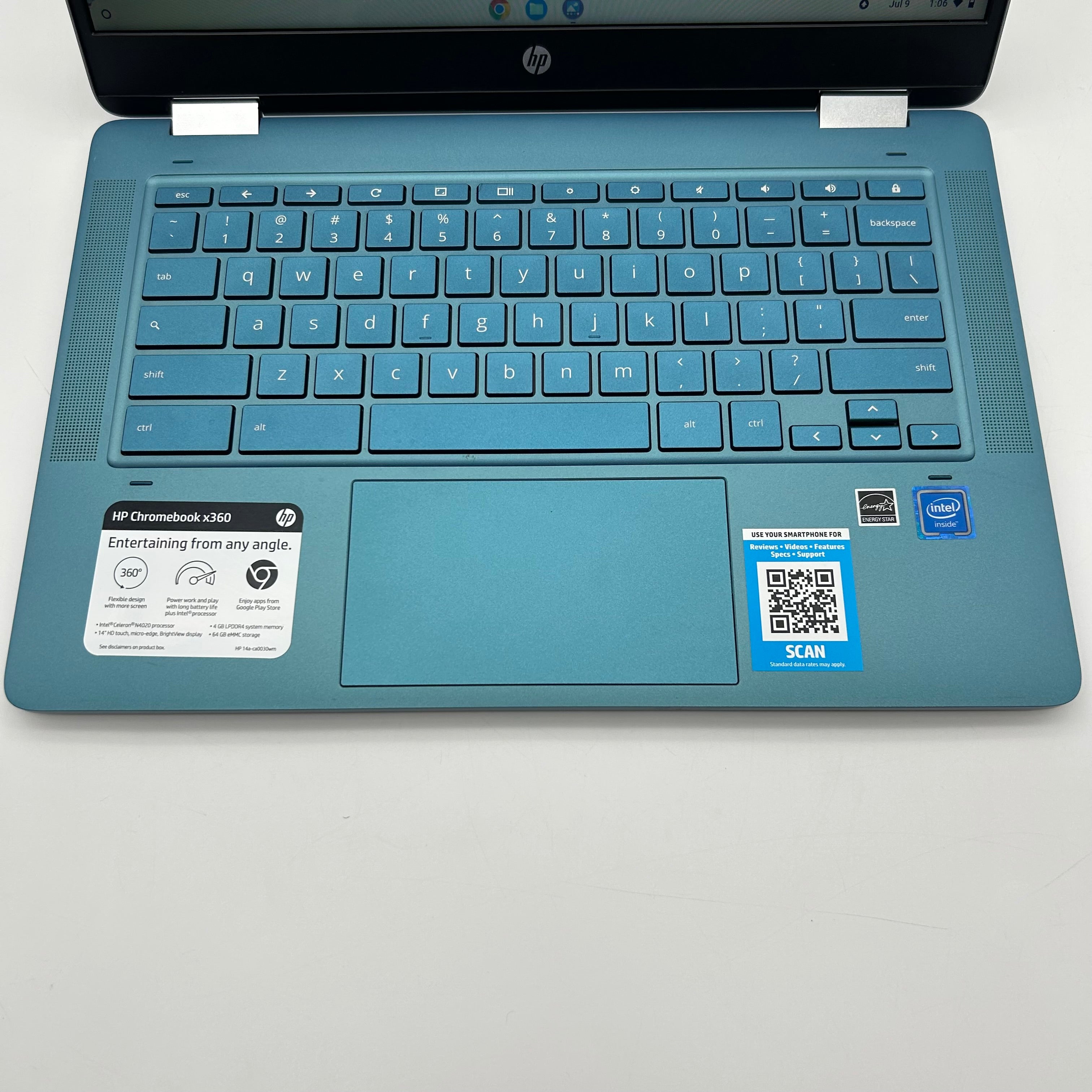 HP 14a-ca0030wm 14" Intel Celeron 4GB RAM 2GB SSD w/ Charger