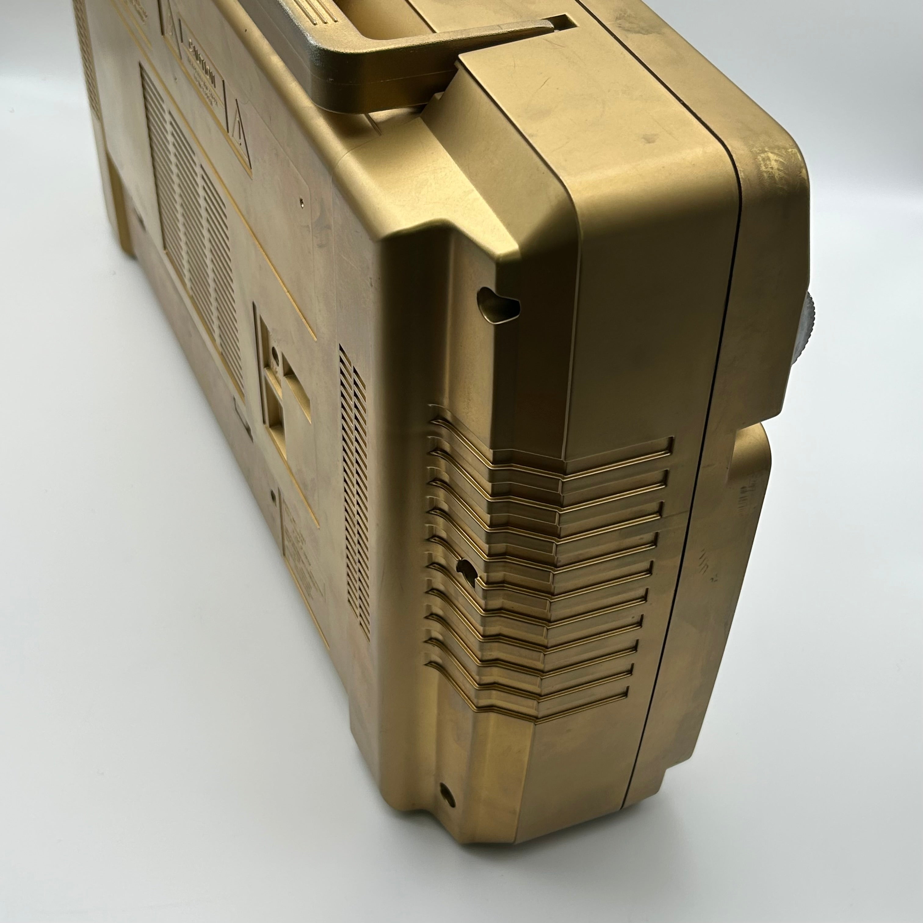 LASONIC I-931 BOOMBOX Gold Pro Audio Equipment with Bag - Used