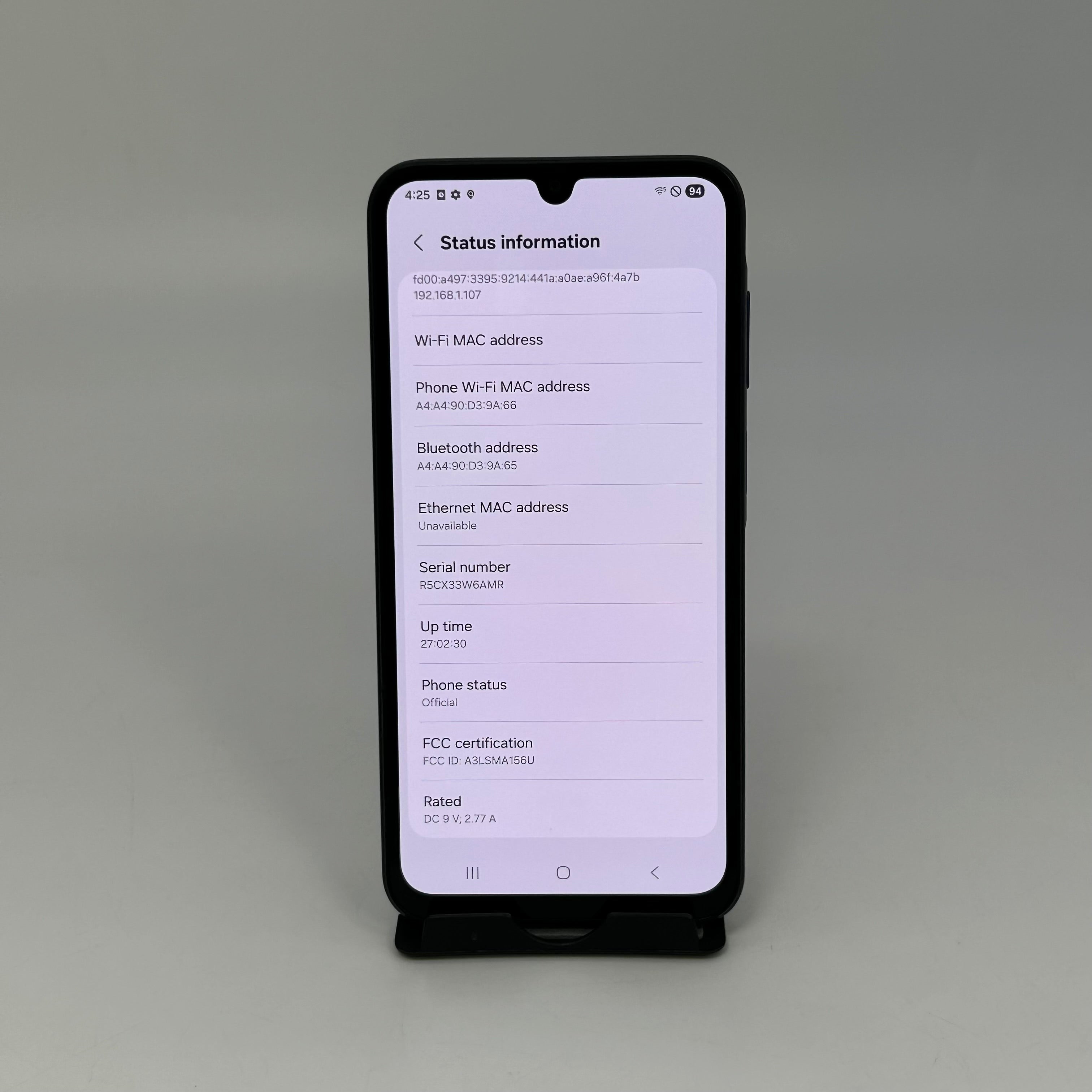 Unlocked Samsung Galaxy A15 5G (SM-A156U) - 128GB - Blue Black