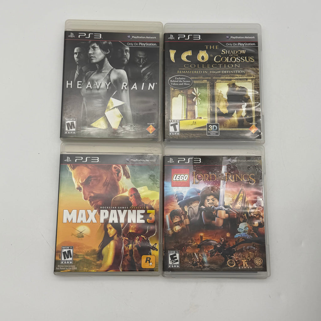 Sony PlayStation 3 FAT CECHK01 80GB Console w/ Controller & 4 Games - Tested