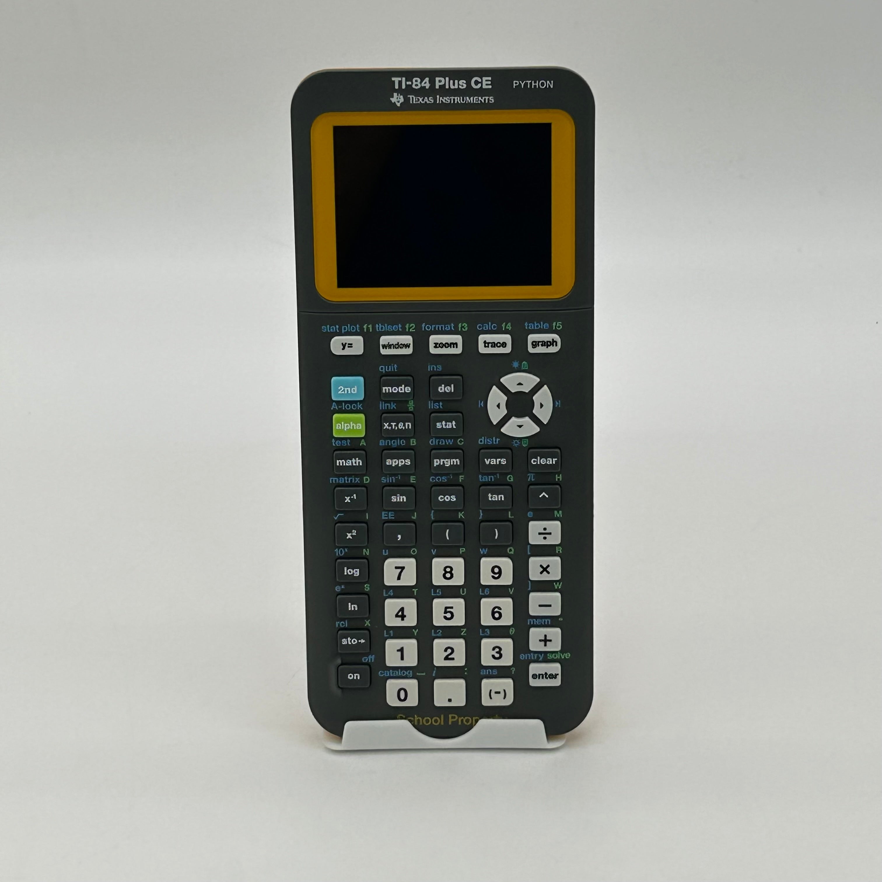 Texas Instruments TI-84 Plus CE Python Yellow School Graphing Calculator