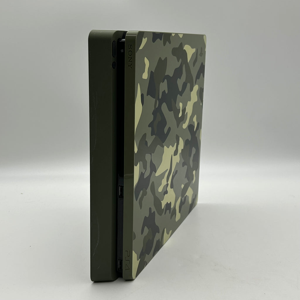 Sony PlayStation 4 Slim Call of Duty: WWII Limited Edition 1TB Green Camouflage w/ Controller and 4 Games
