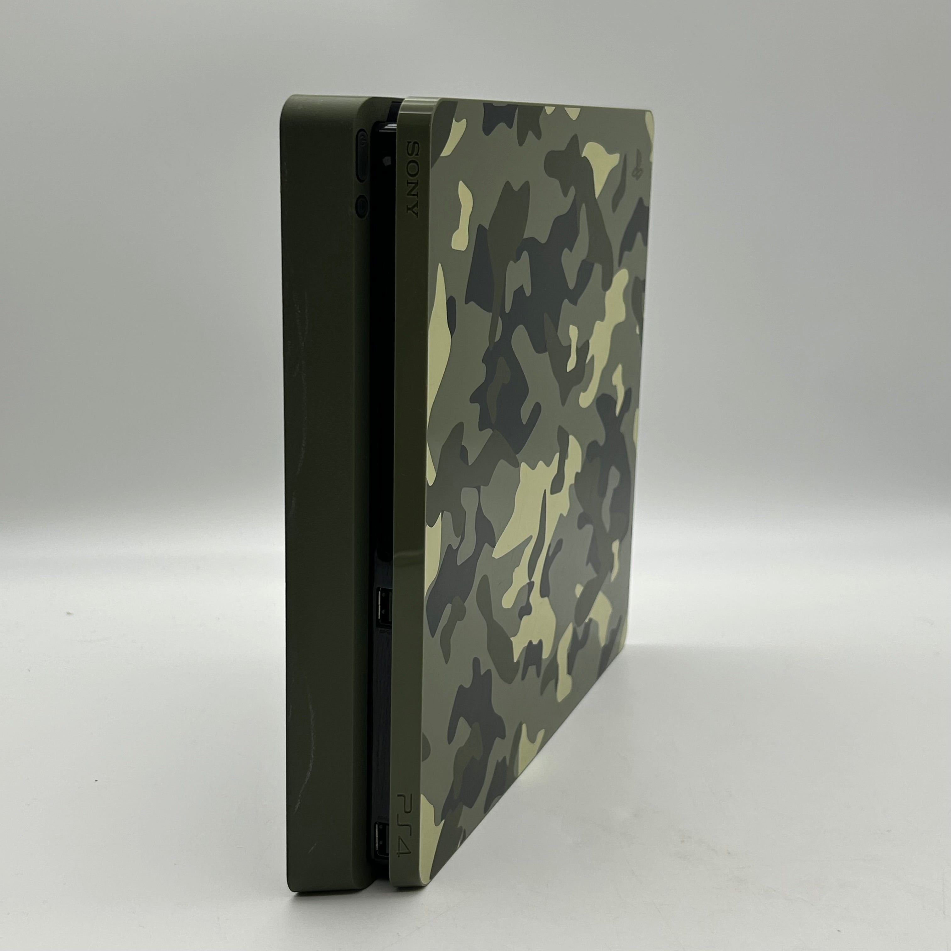 Sony PlayStation 4 Slim Call of Duty: WWII Limited Edition 1TB Green Camouflage w/ Controller and 4 Games