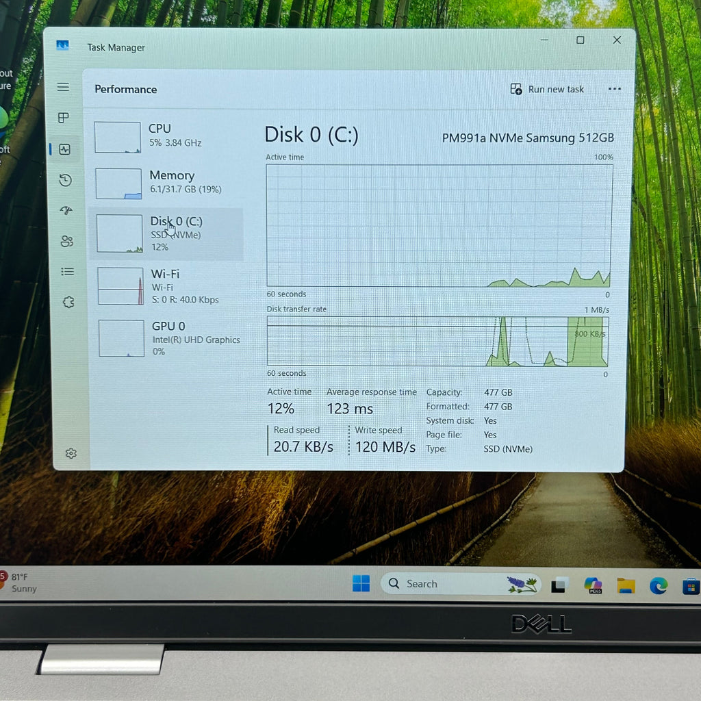 Dell Latitude 5521 15.6-inch i7 vPro 11th Gen 32GB RAM 512GB SSD Laptop