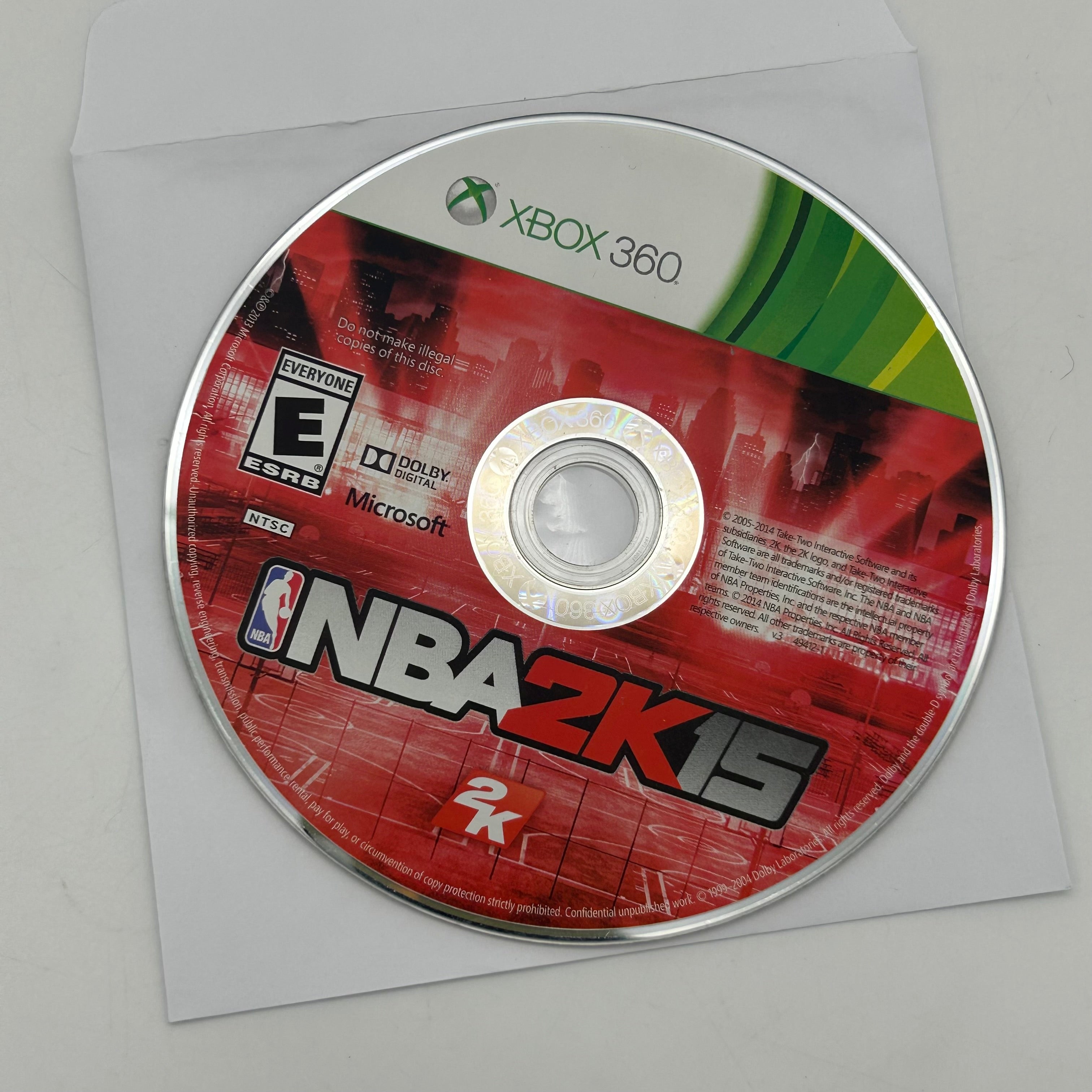 Microsoft Xbox 360 S 250GB Black Console Tested Working w/ NBA 2K15